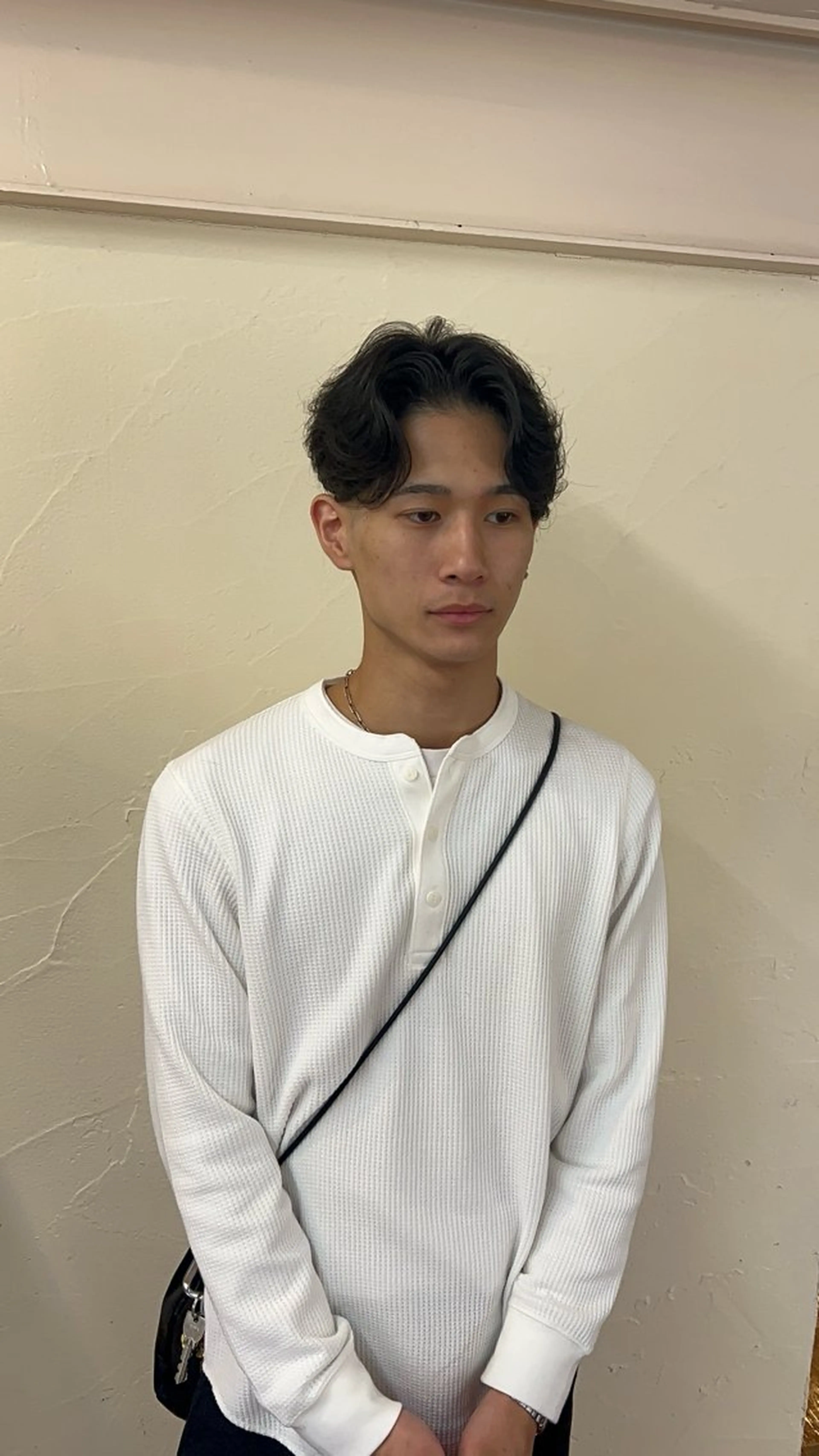 メンズ フェザーパーマ メンズパーマ カット パーマ 一宮/稲沢/あま市 /小林好裕のヘアスタイル