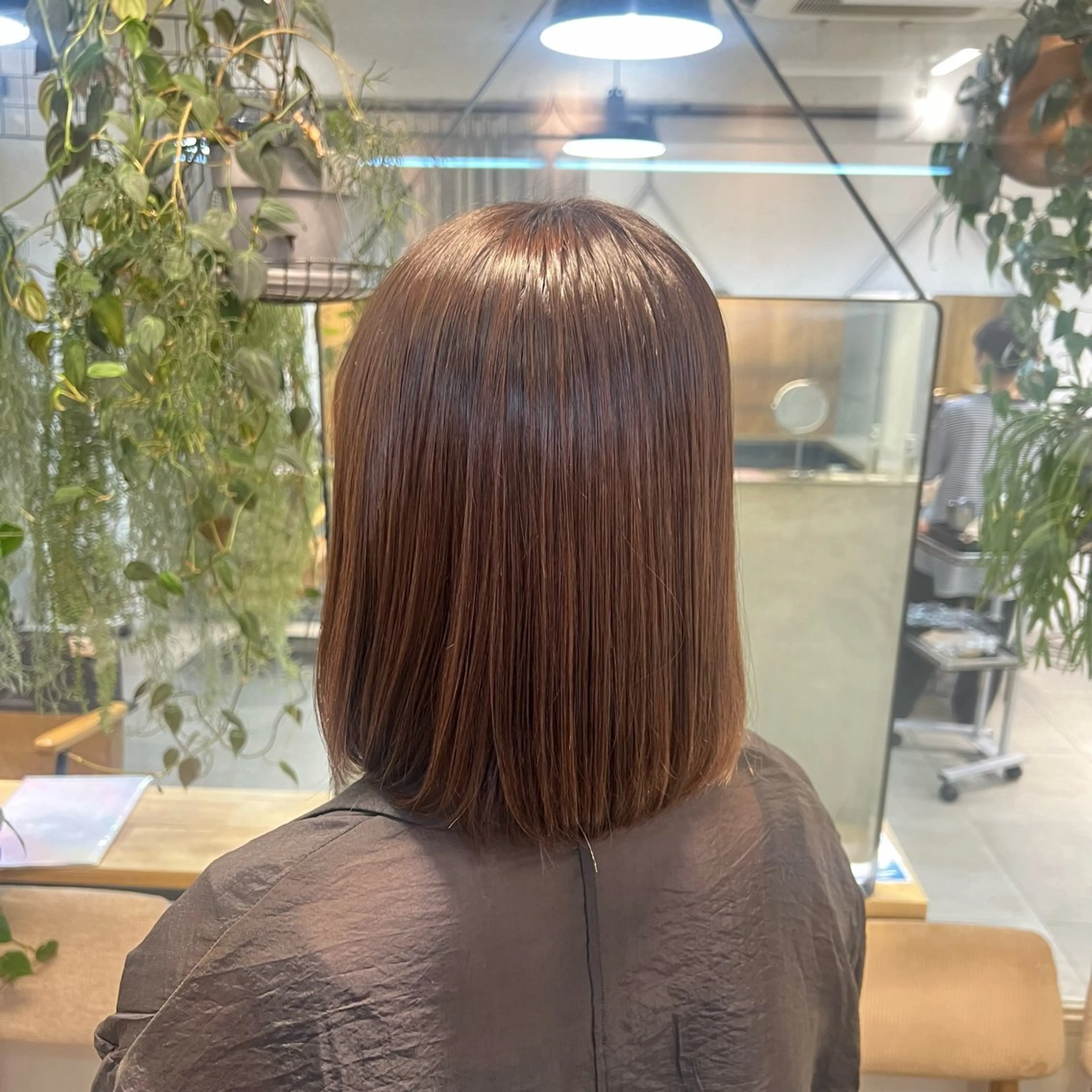 ミディアム トリートメント Lomalia もえか/ボブパーマのヘアスタイル