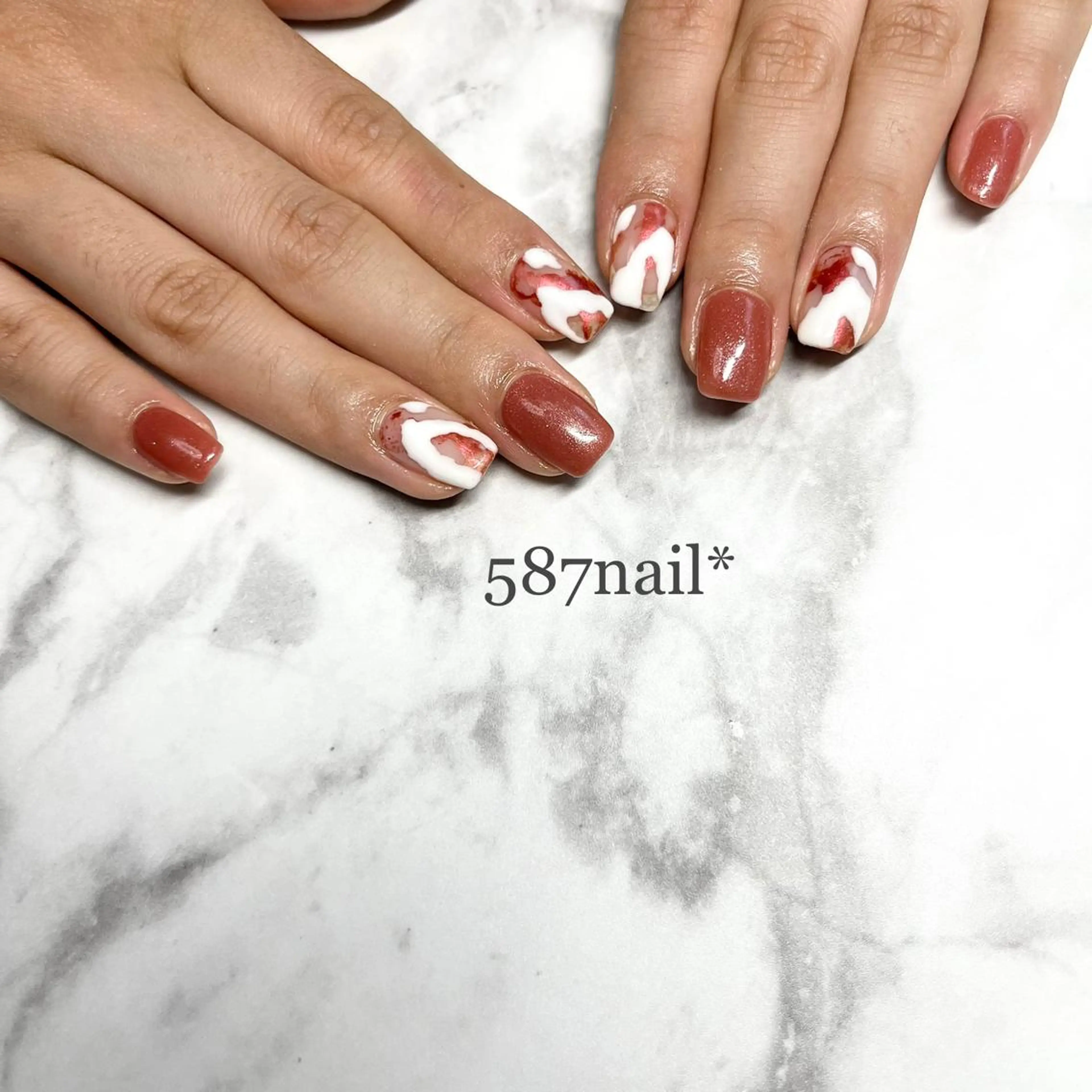 ネイル ハンドネイル 587nail *のネイルデザイン