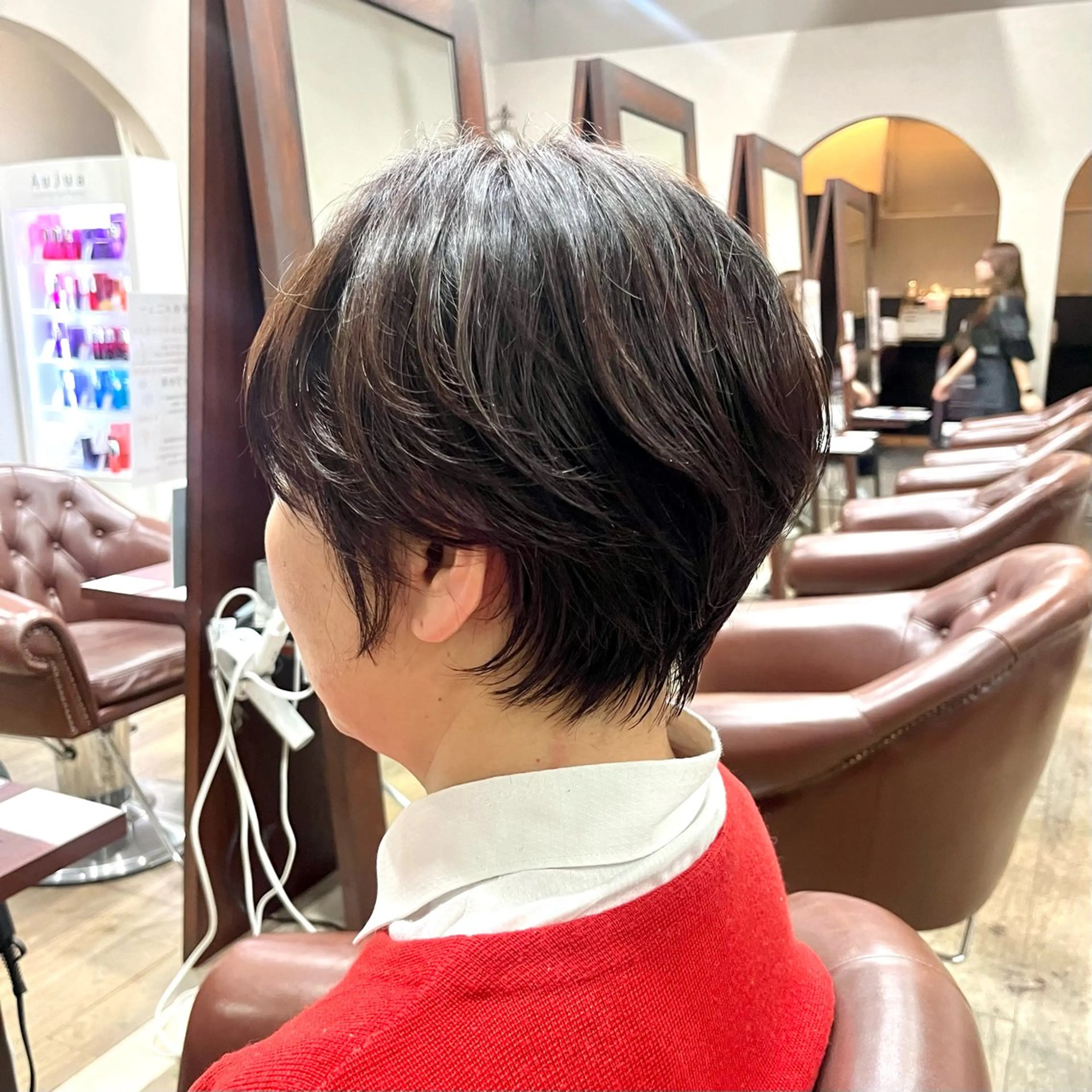 ショート ミセス ショートヘア クローバー八木店所属・白髪ぼかし/ショート 福原ないとのヘアスタイル