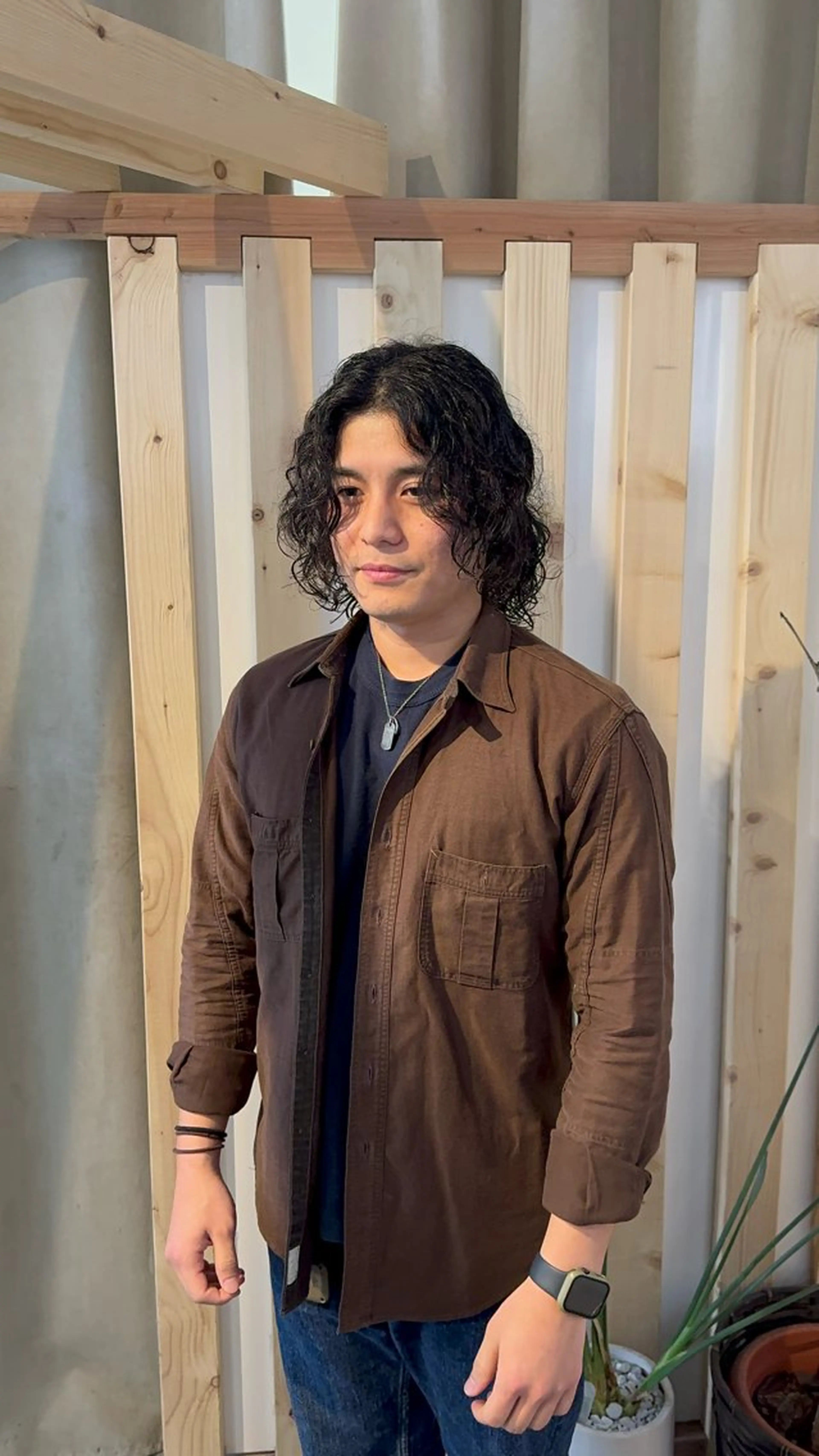 ロング パーマ メンズ メンズパーマ ✨骨格矯正メンズ特化 美容師公平✨のヘアスタイル