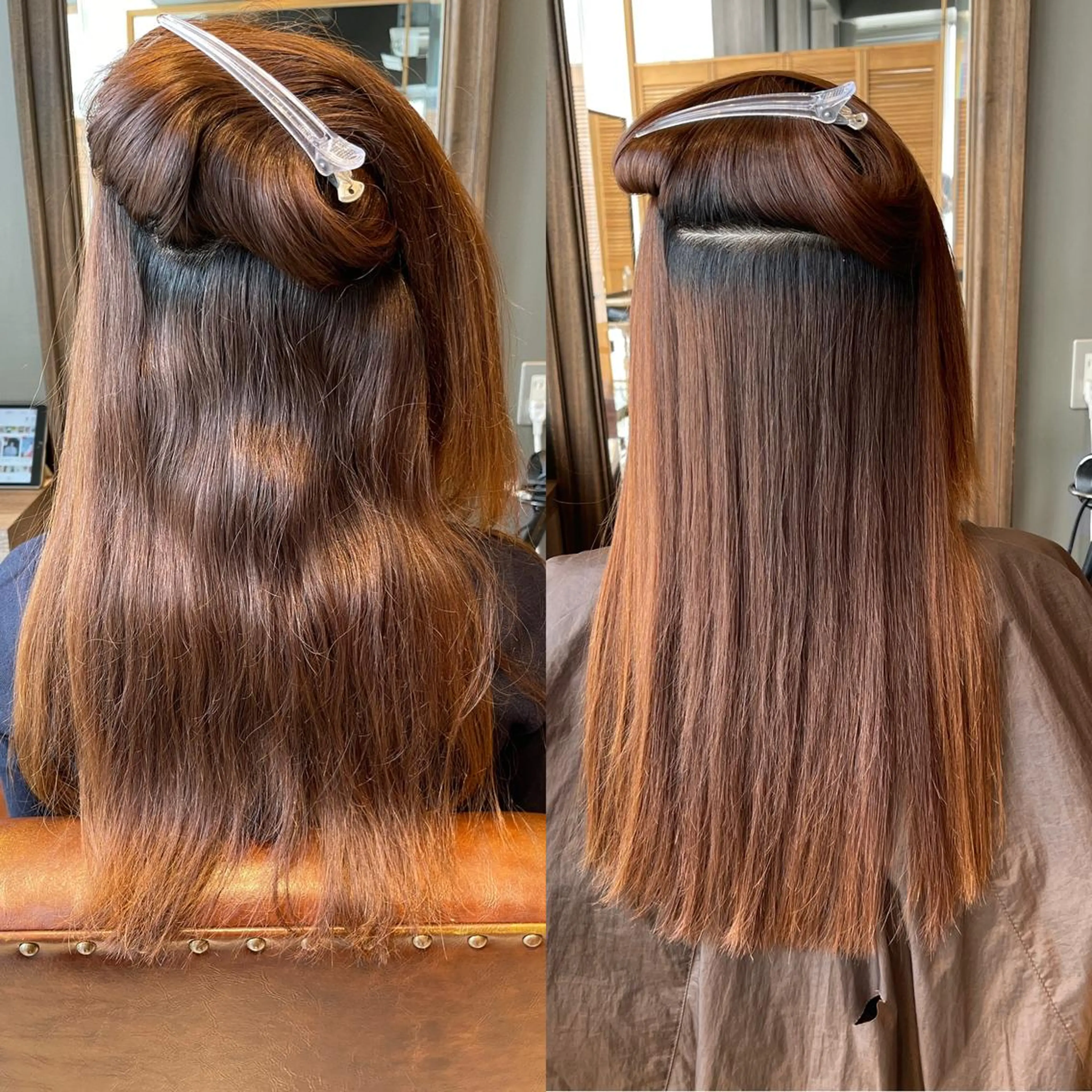 ロング 韓国風ヘア ロング 縮毛矯正 六本木縮毛矯正/髪質 改善/LOANA鈴木のヘアスタイル