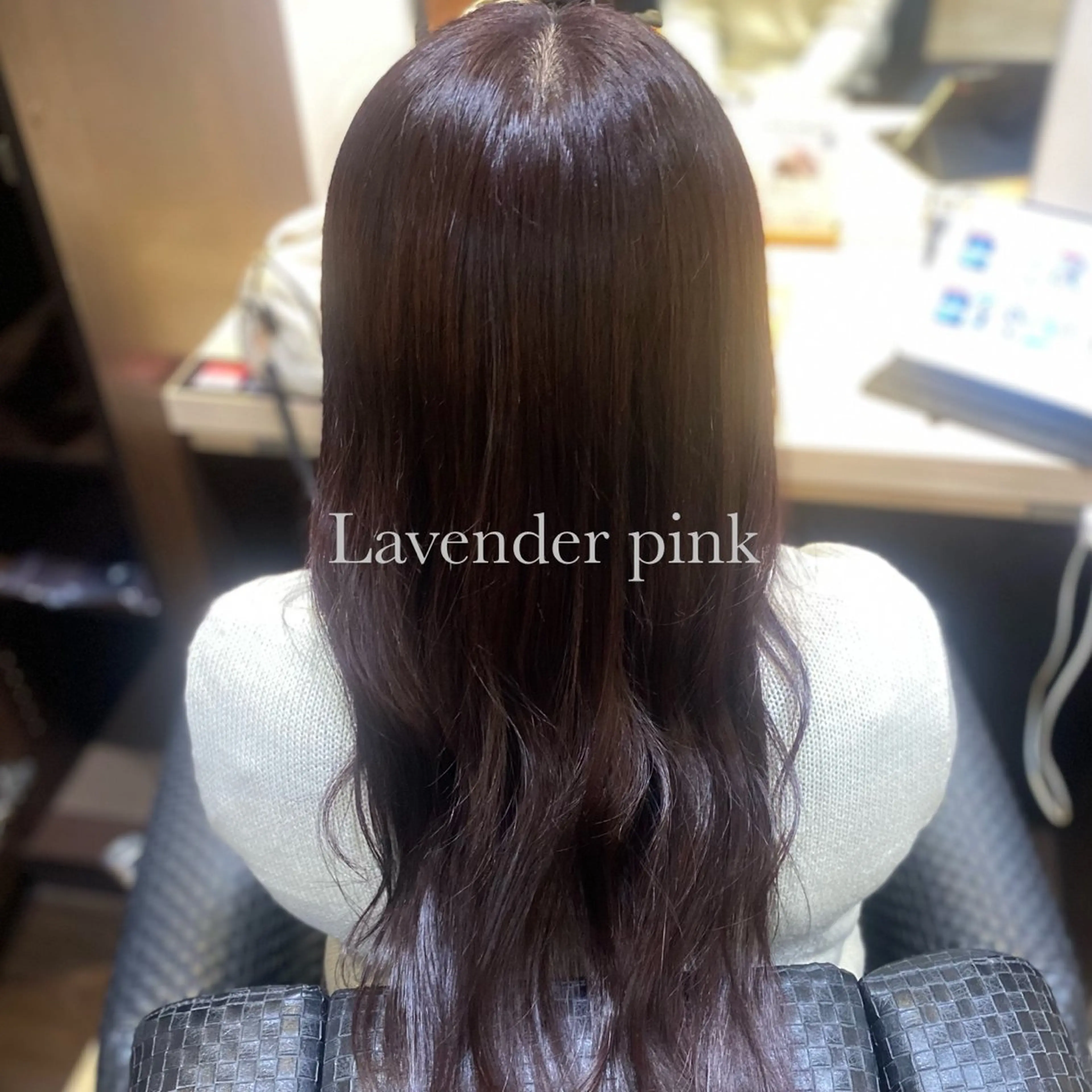 カラー ラベンダーカラー ラベンダーピンク ピンクカラー 🌷松本 穂乃佳🌷のヘアスタイル