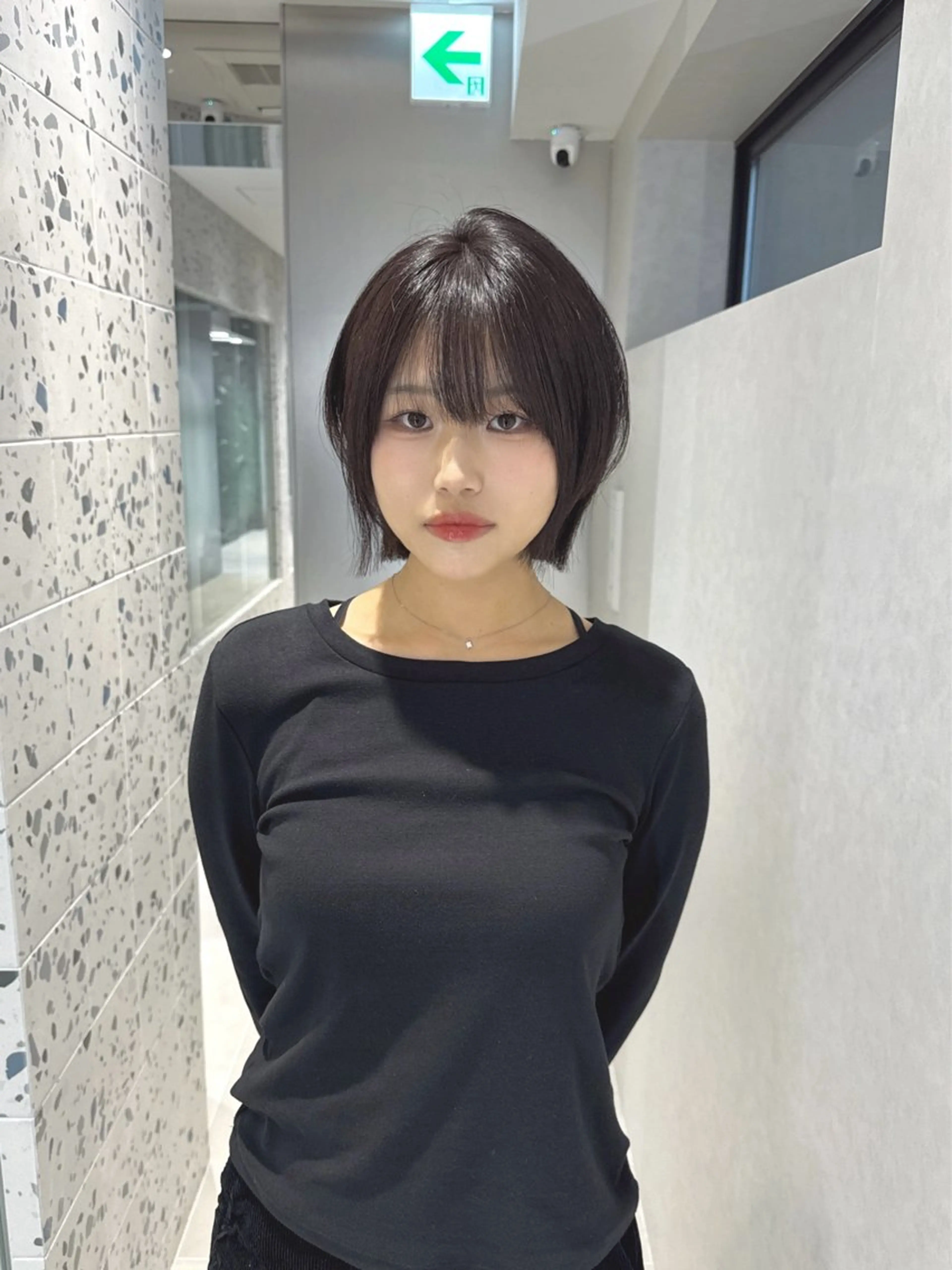 ショート カラー カット ヘアカラー トリートメント 矢野 晃平のヘアスタイル