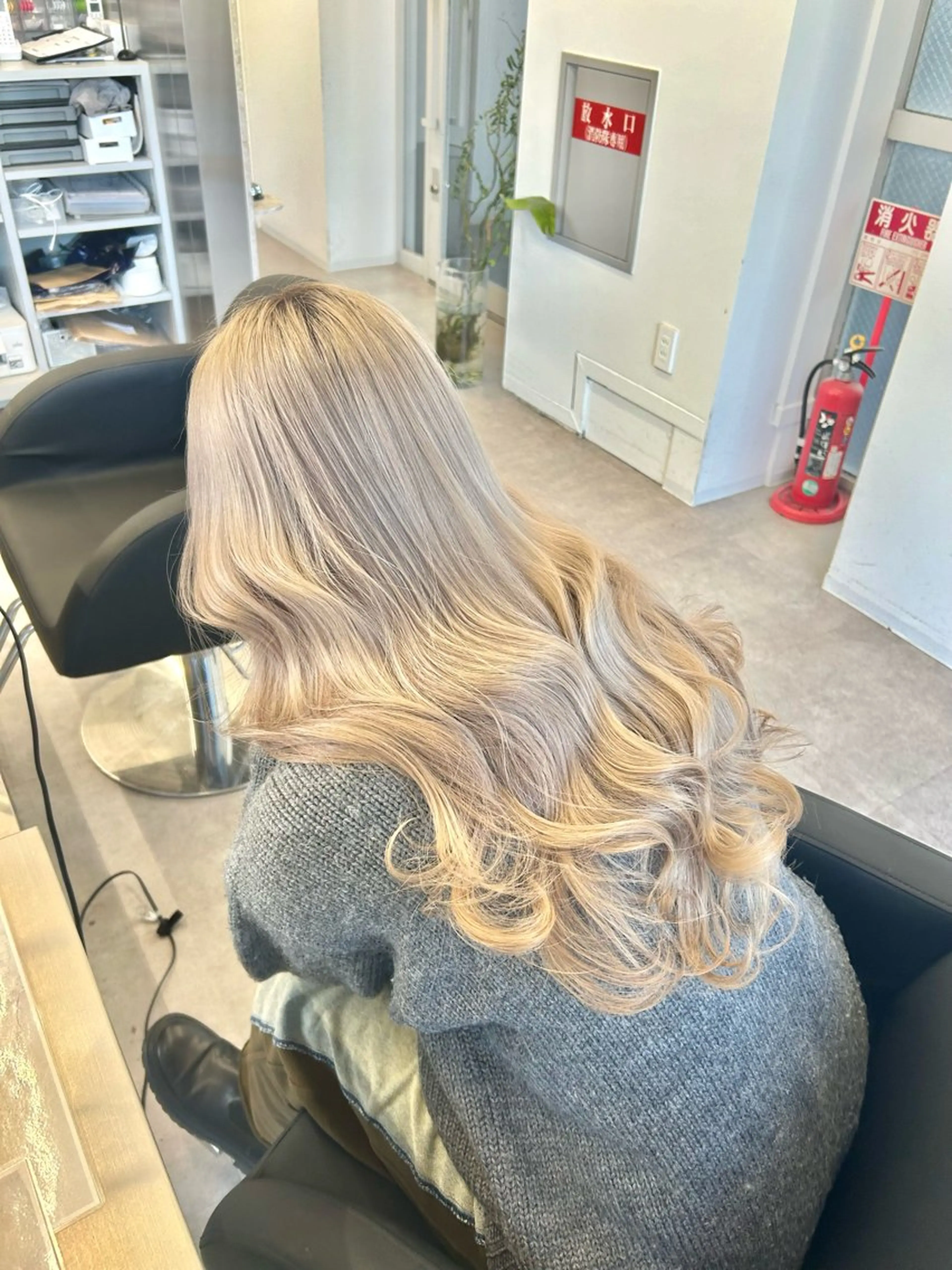 ロング カット ヘアカラー トリートメント 似合わせカラー ブリーチ/店長レンのヘアスタイル