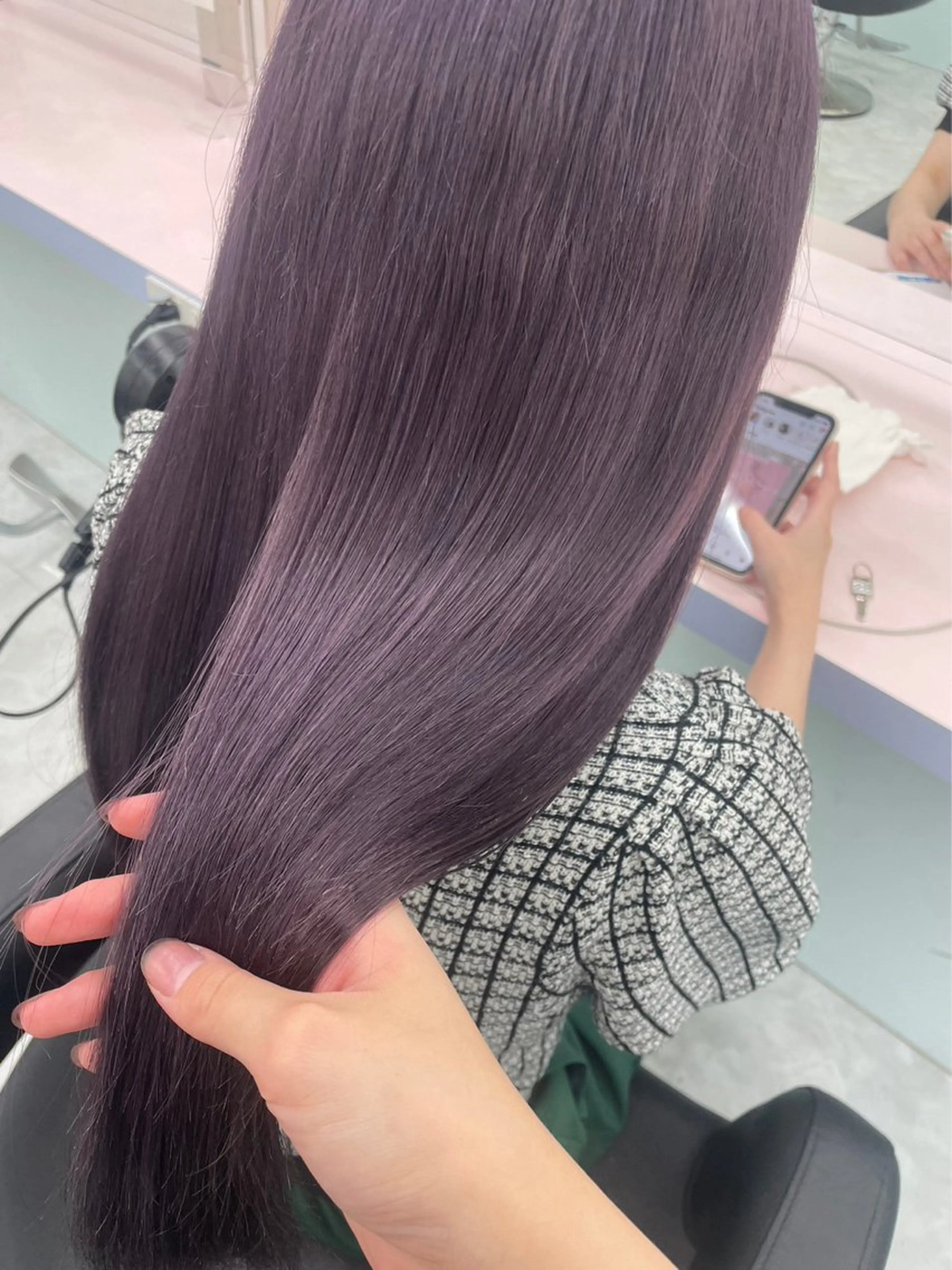 ロング カラー パーマ ヘアアレンジ メンズ 🤍透明感カラー🤍 似合わせ🤍AINEのヘアスタイル