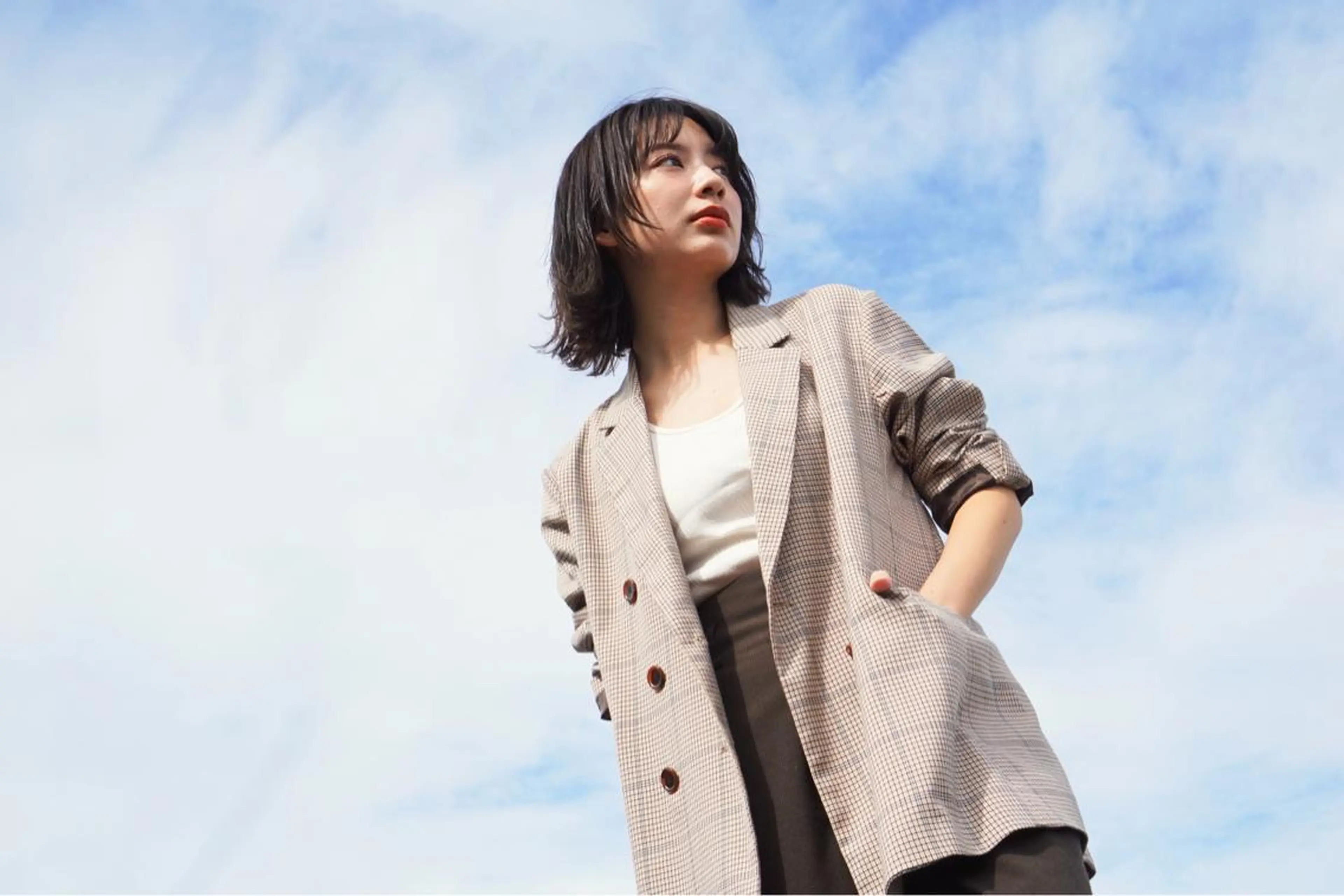 ショート ボブ 外ハネヘア fhami 店長 髪質改善　DAITOのヘアスタイル