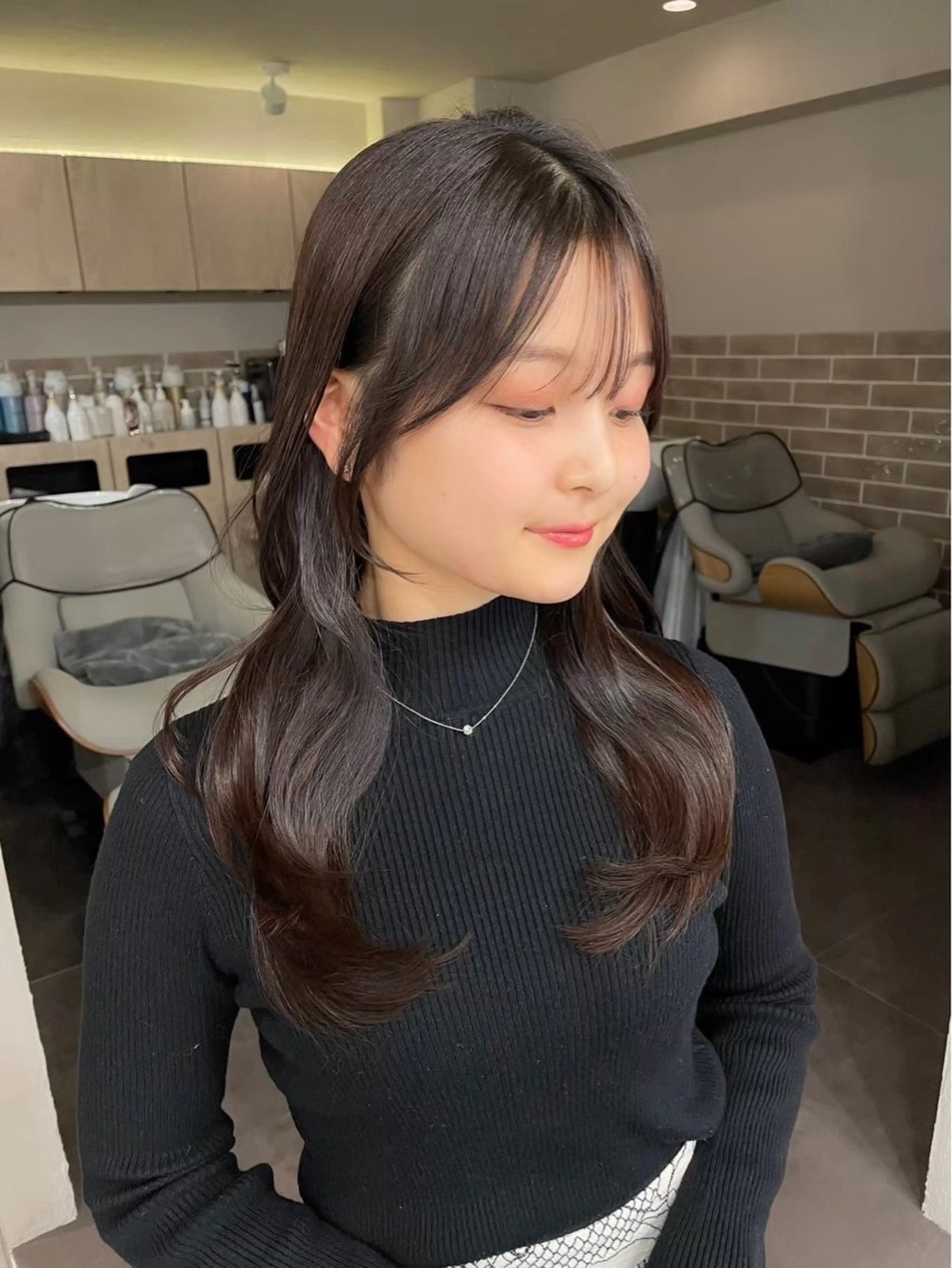 カラー ヘアカラー 宮下 日菜乃のヘアスタイル