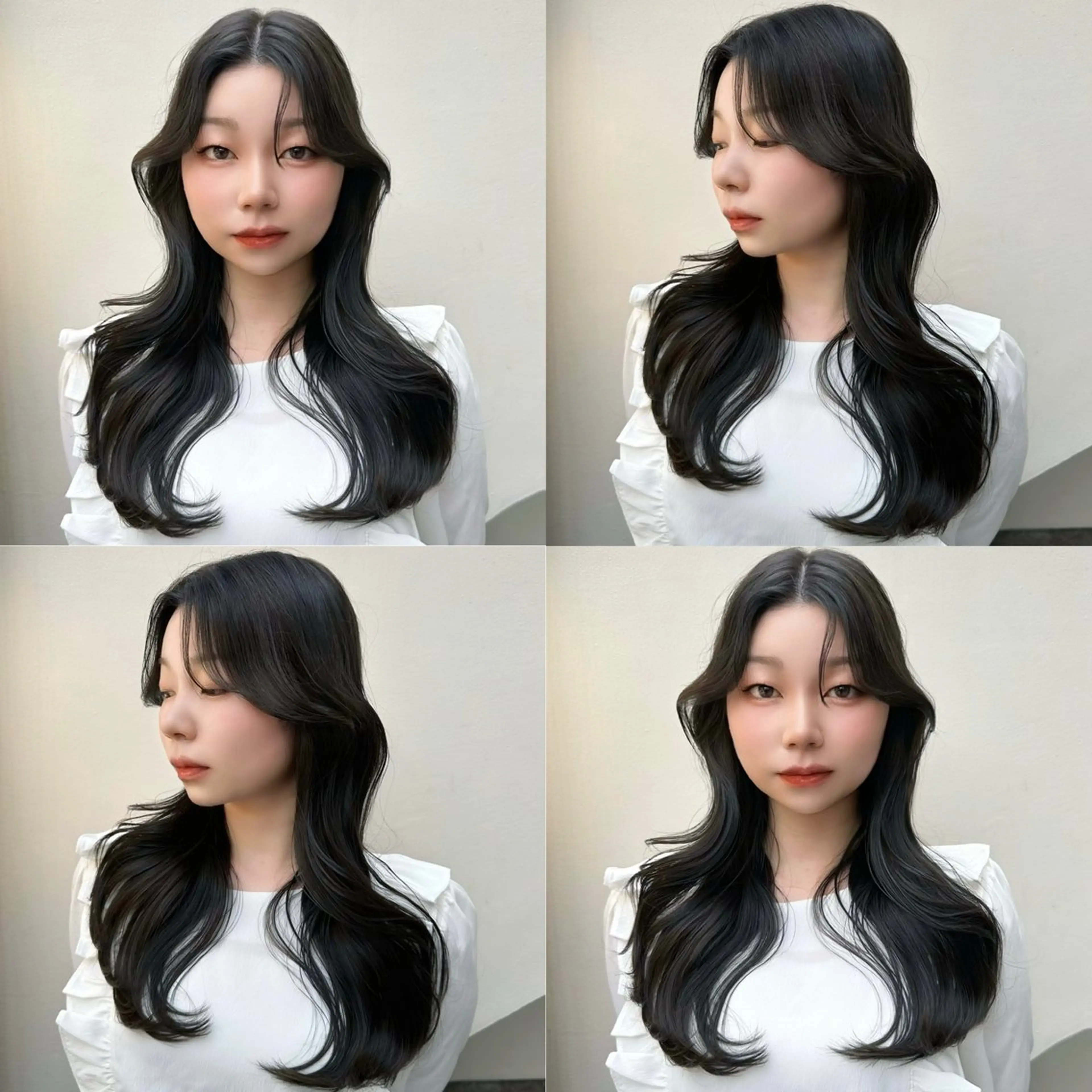 ロング カラー カット ヘアカラー トリートメント ヘッドスパ 韓国系レイヤー特化 hiroのヘアスタイル