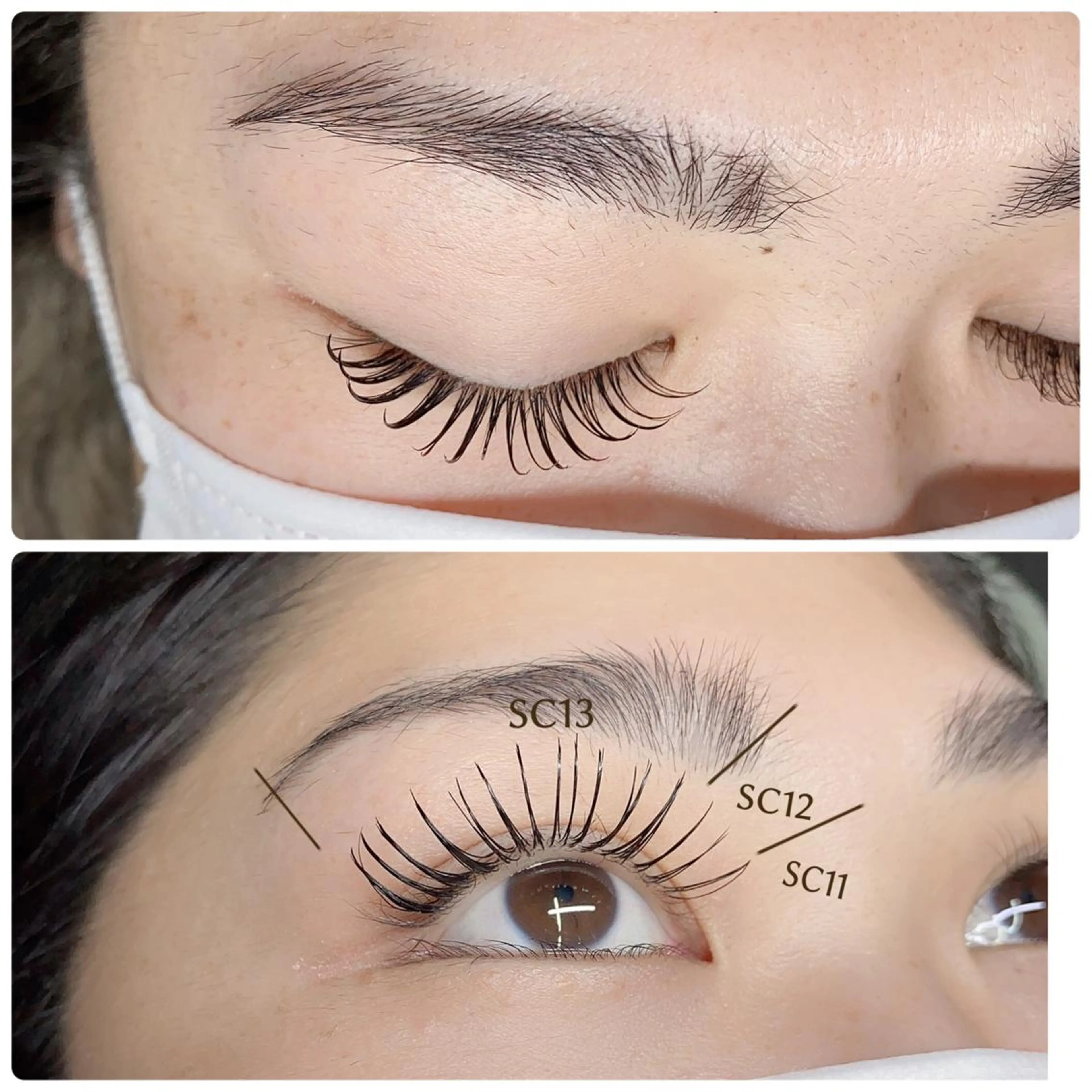 マツエク・マツパ 付け放題 束感まつ毛 フラットラッシュ 松本 かなこのマツエク・マツパデザイン