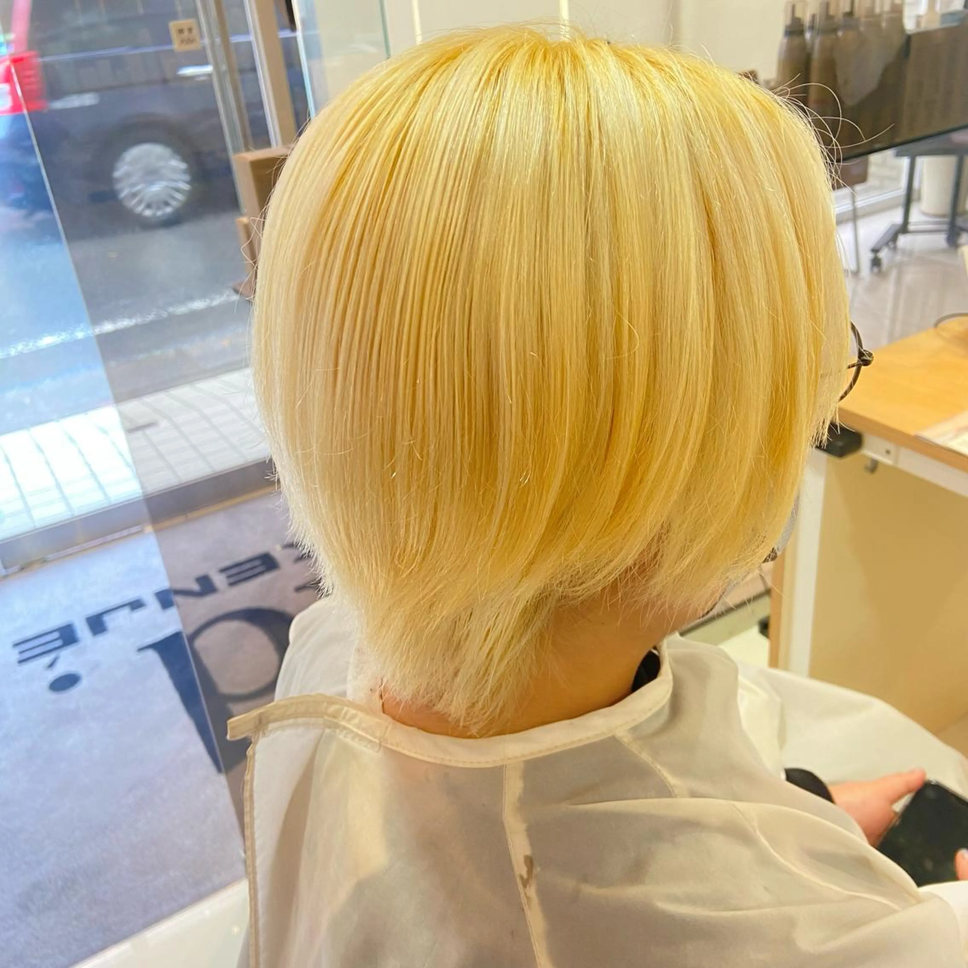 ショート カラー ヘアカラー ボブカット/アレンジ /さきのヘアスタイル