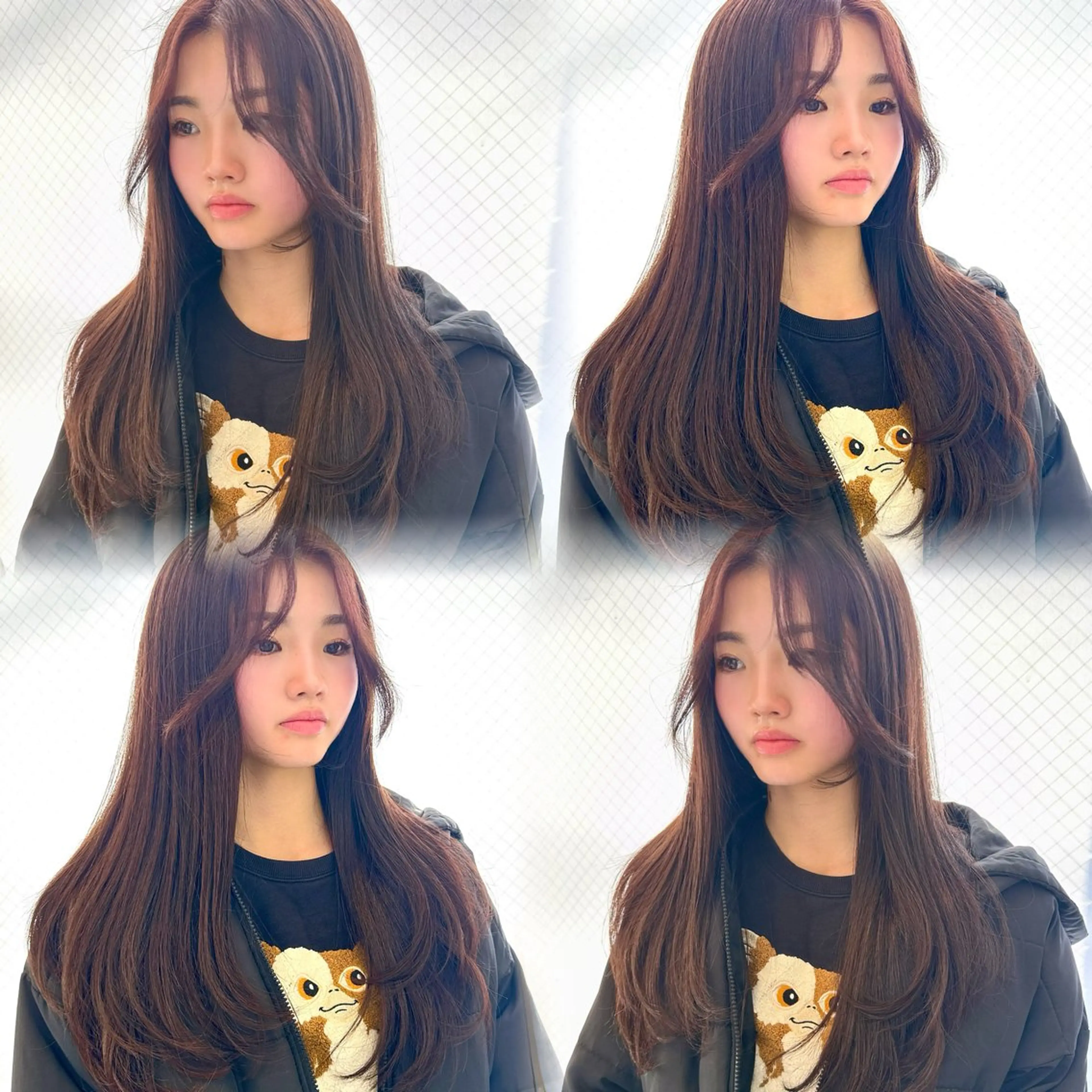 セミロング レイヤーカット 森 隆秀/韓国ヘアのヘアスタイル