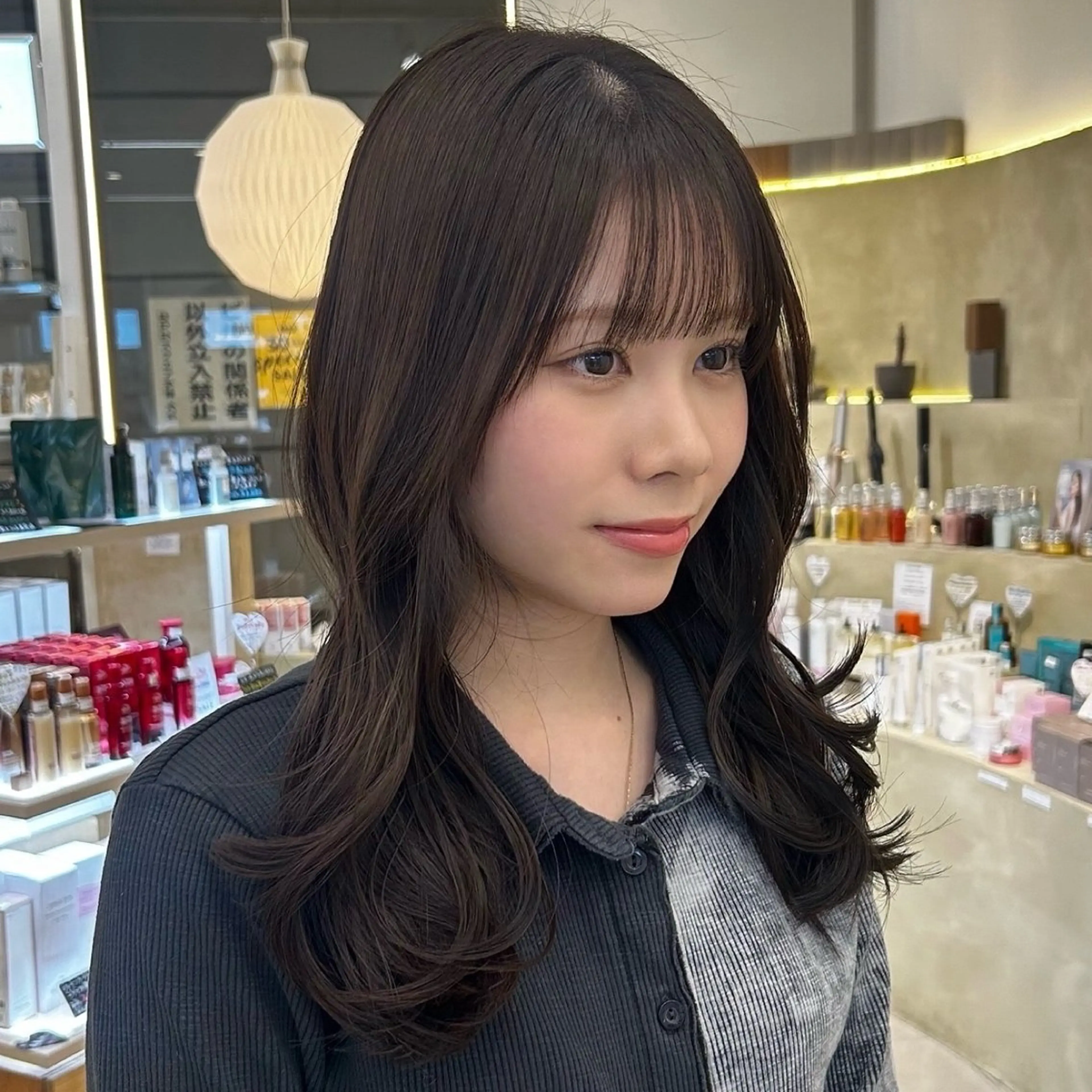 ロング 縮毛矯正 トリートメント Ayaka🖤 ブリーチなしカラーのヘアスタイル