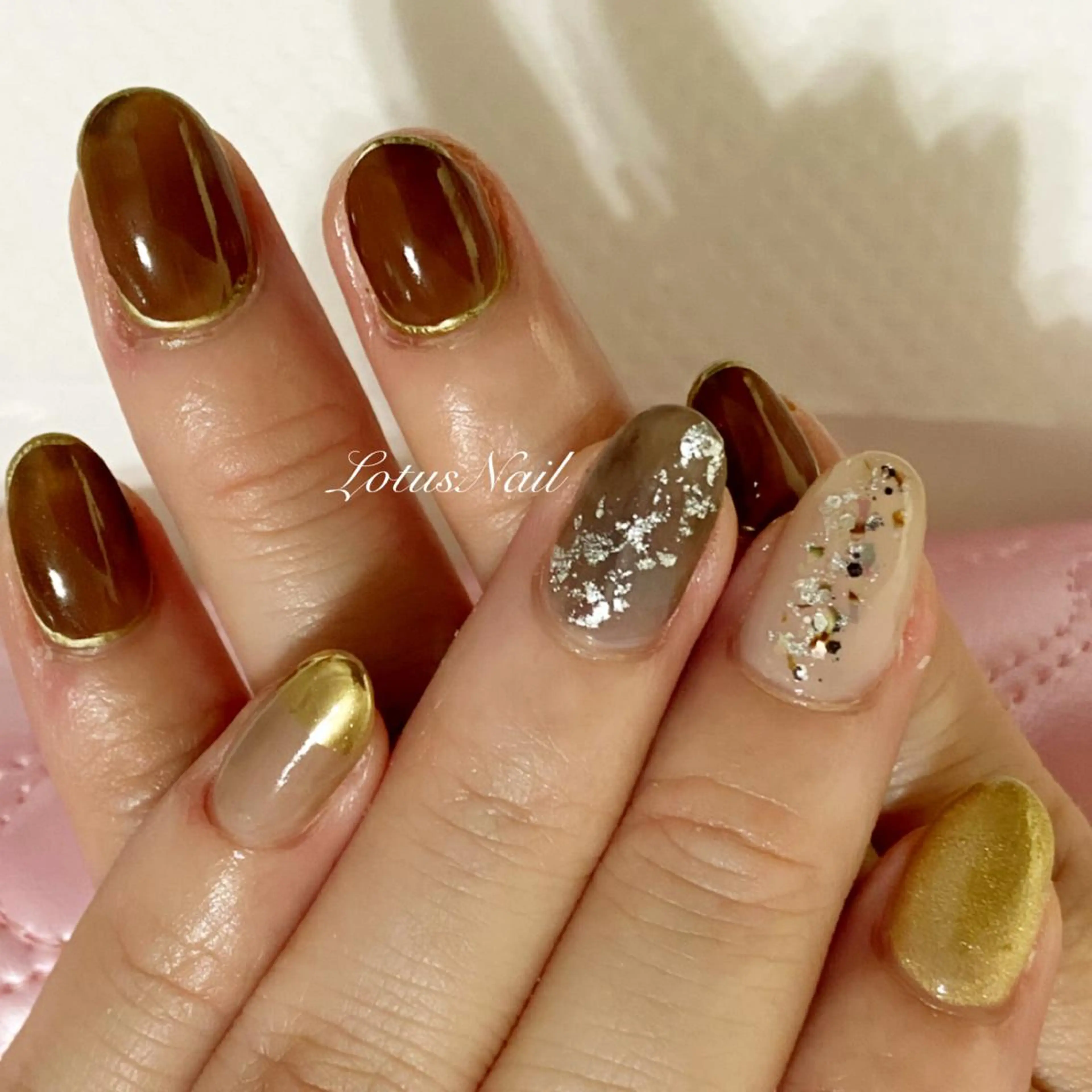 ネイル ニュアンスネイル ハンドネイル Lotus Nailのネイルデザイン