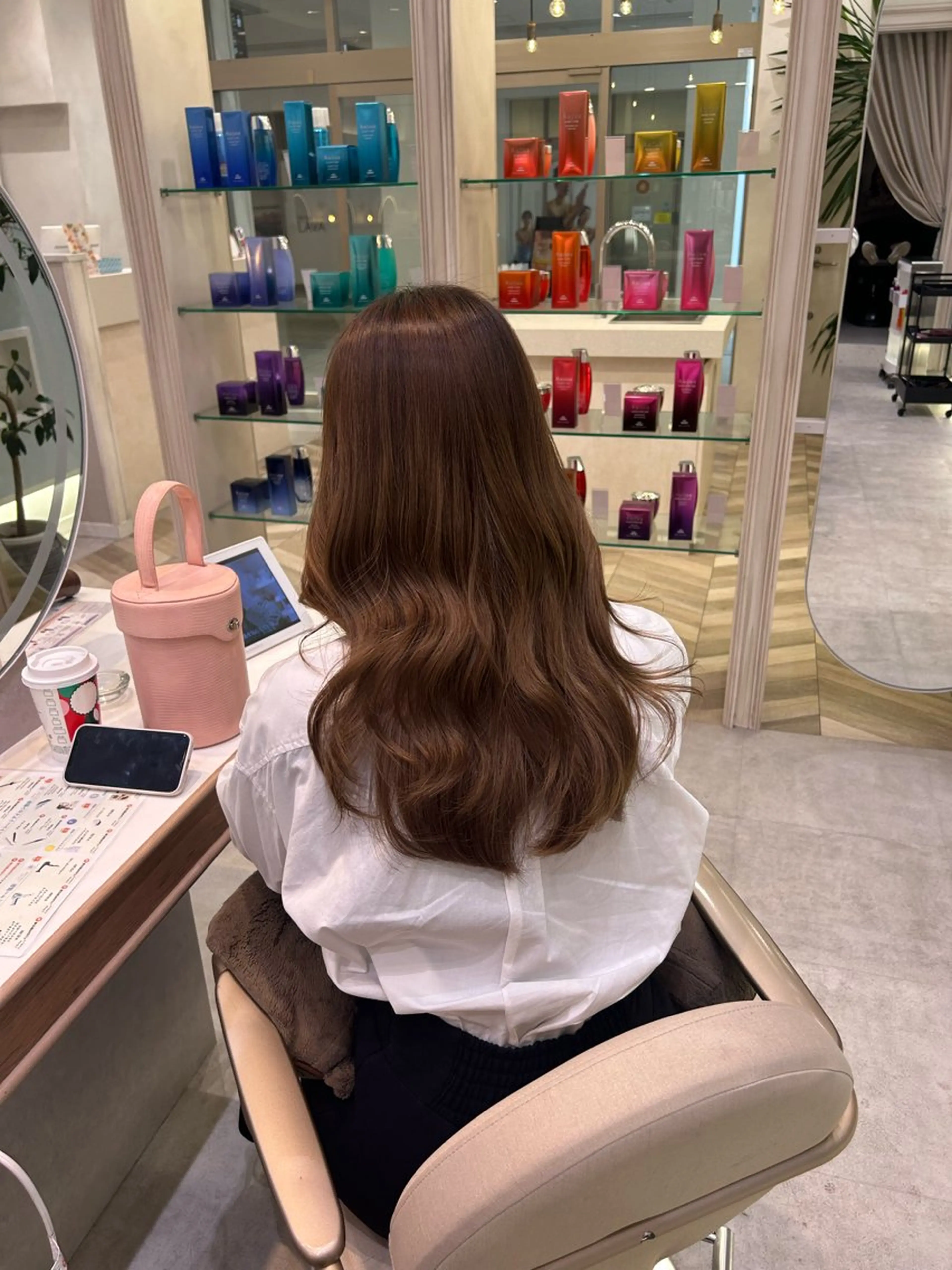 カラー ヘアカラー Wカラー┆ブラウン ┆うる艶┆ゆうはのヘアスタイル