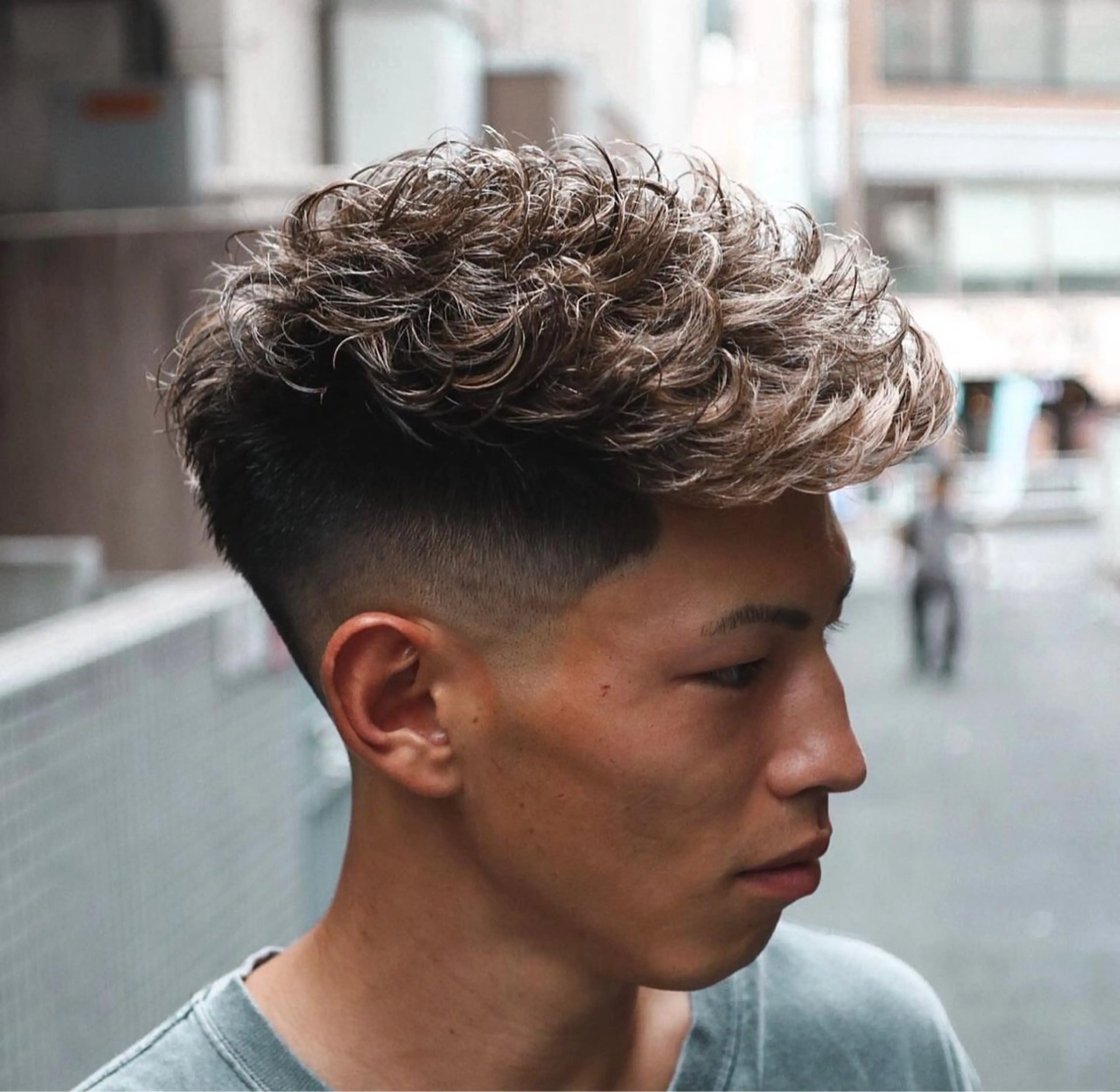 ショート カラー パーマ メンズ 💈men's💈 satoru中目黒のヘアスタイル