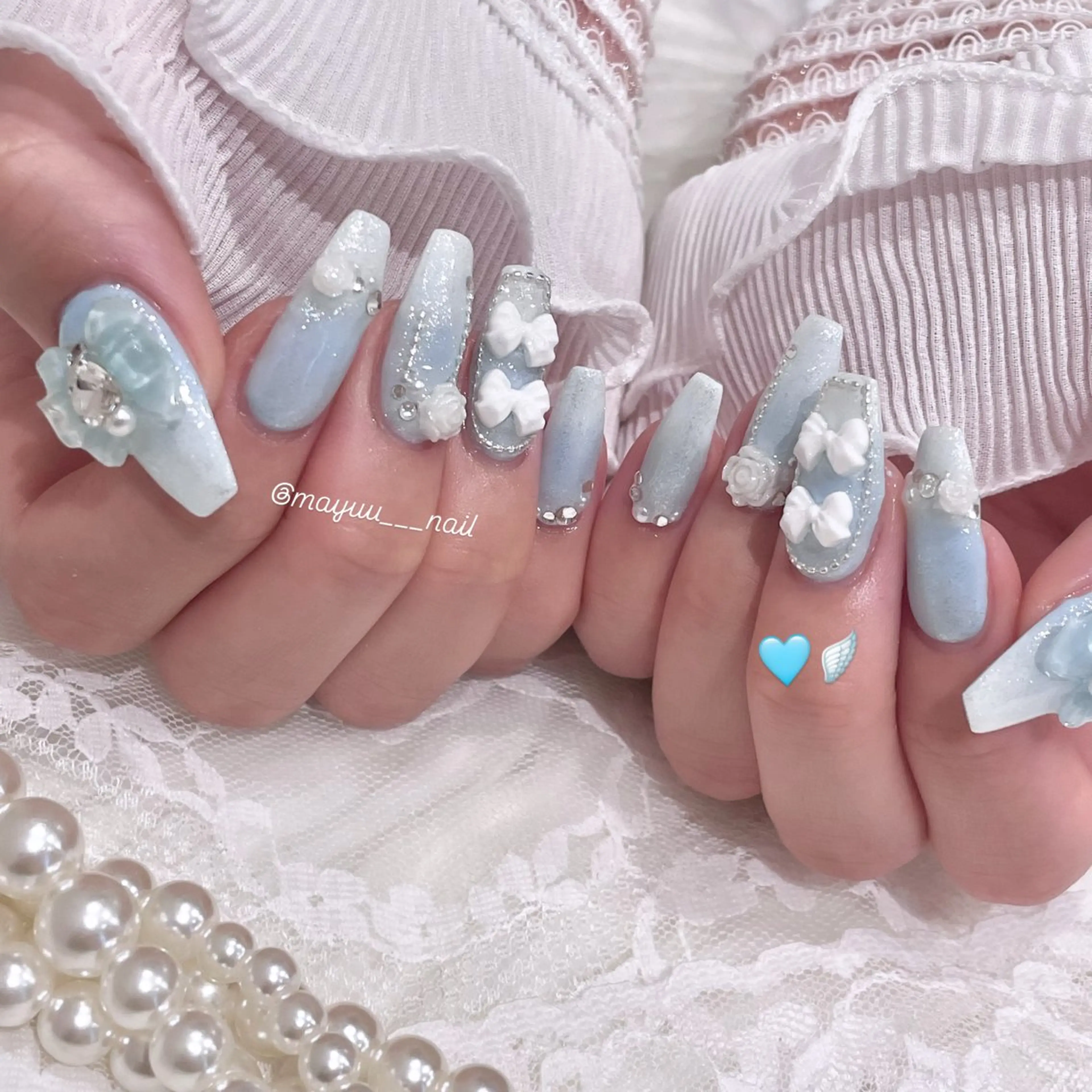 ネイル 🎀 Mayu 🎀痛ネイルのネイルデザイン