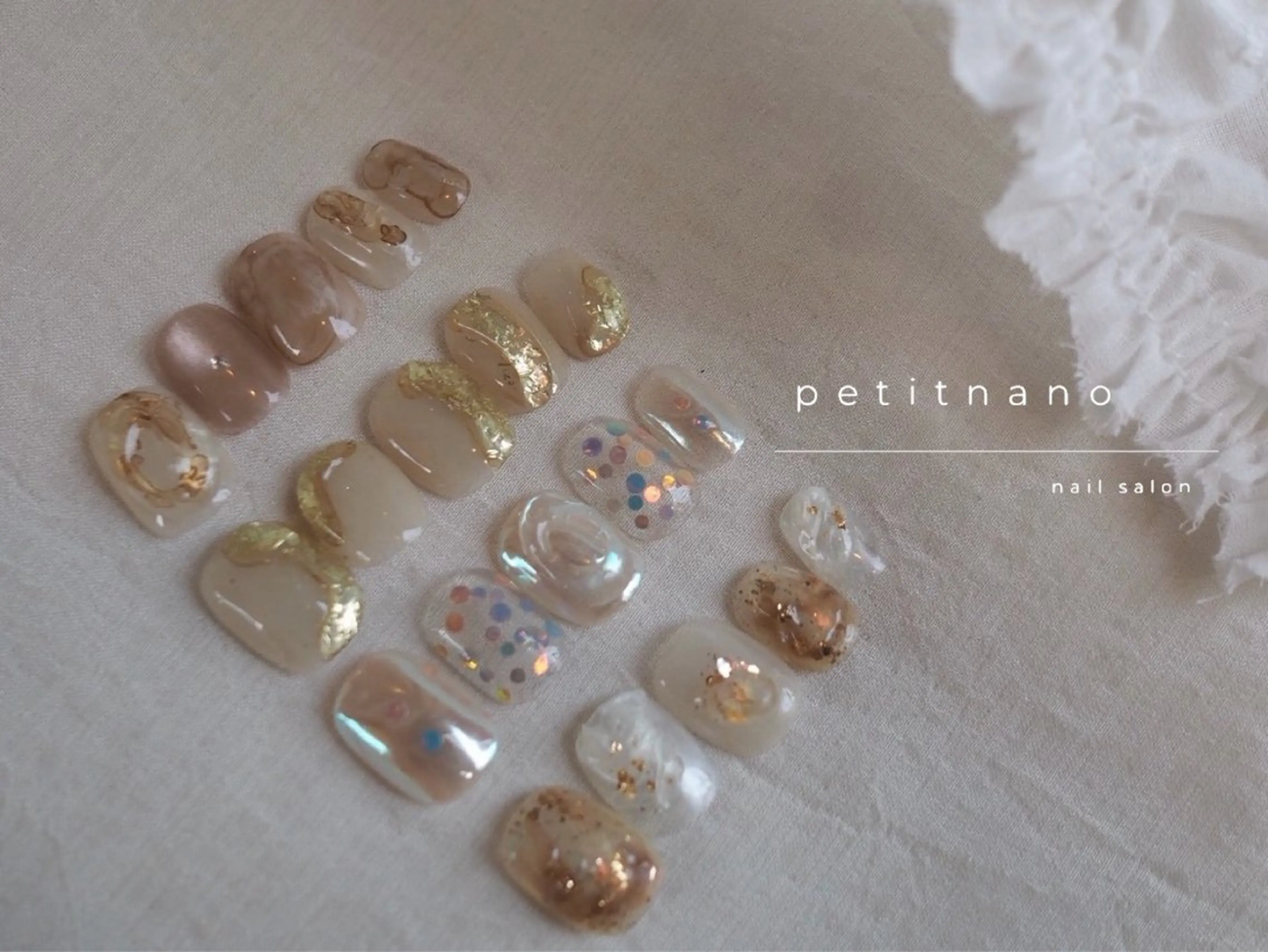 ネイル ニュアンスネイル 春ネイル ハンドネイル nail‪◯ petitnanoのネイルデザイン