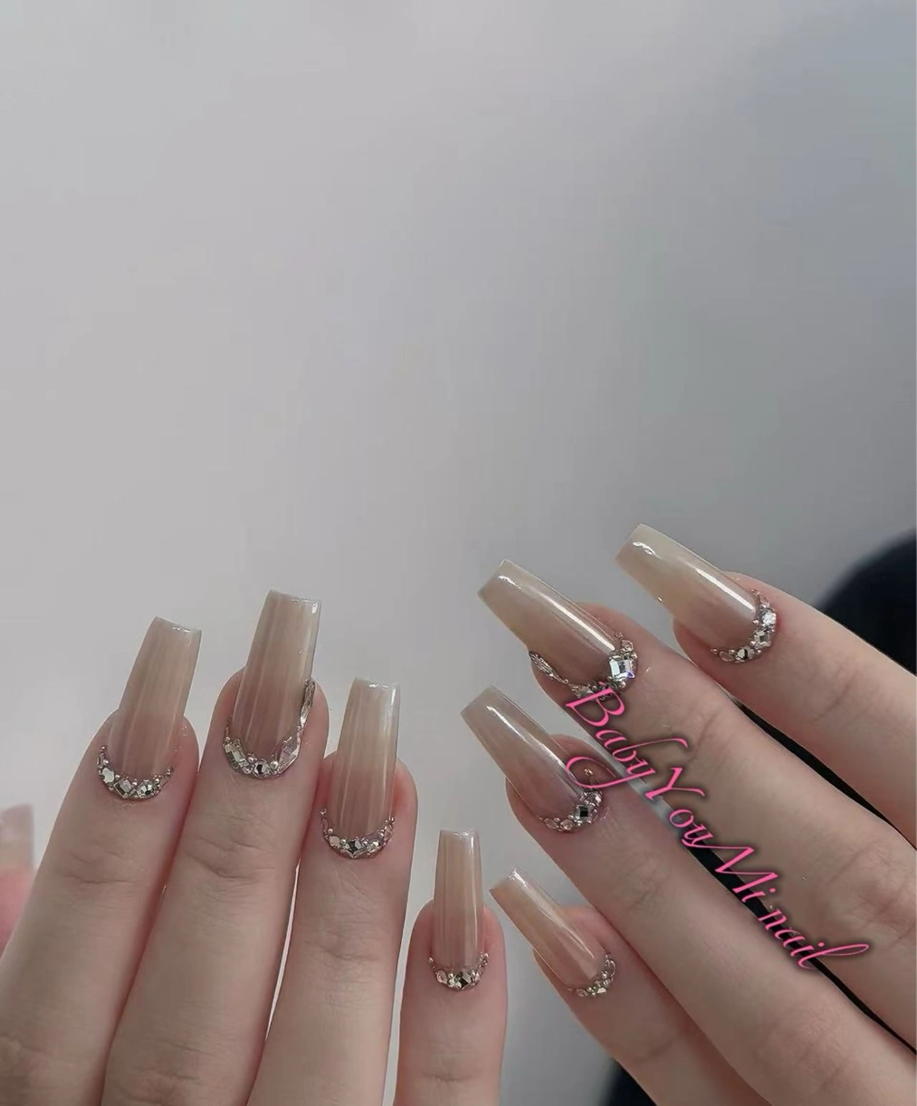 ネイル オーロラネイル 成人式 フットネイル フレンチネイル ジェルネイル ハンドネイル BabyYouMi nailのネイルデザイン