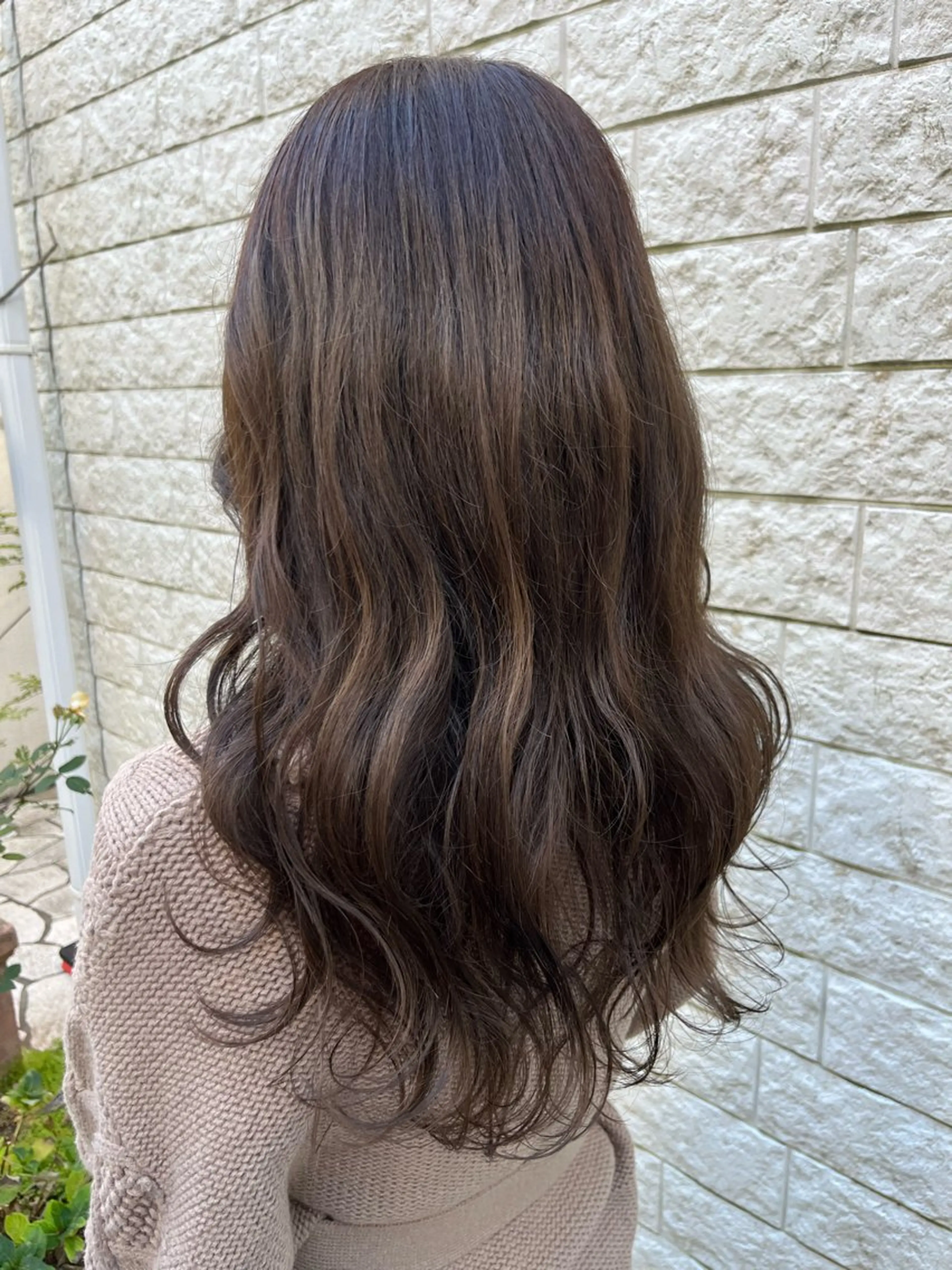 ロング カラー ベージュカラー ブラウンカラー ブラウンベージュ 無料カットモデル‪✨ ✂️Nanami🌷のヘアスタイル