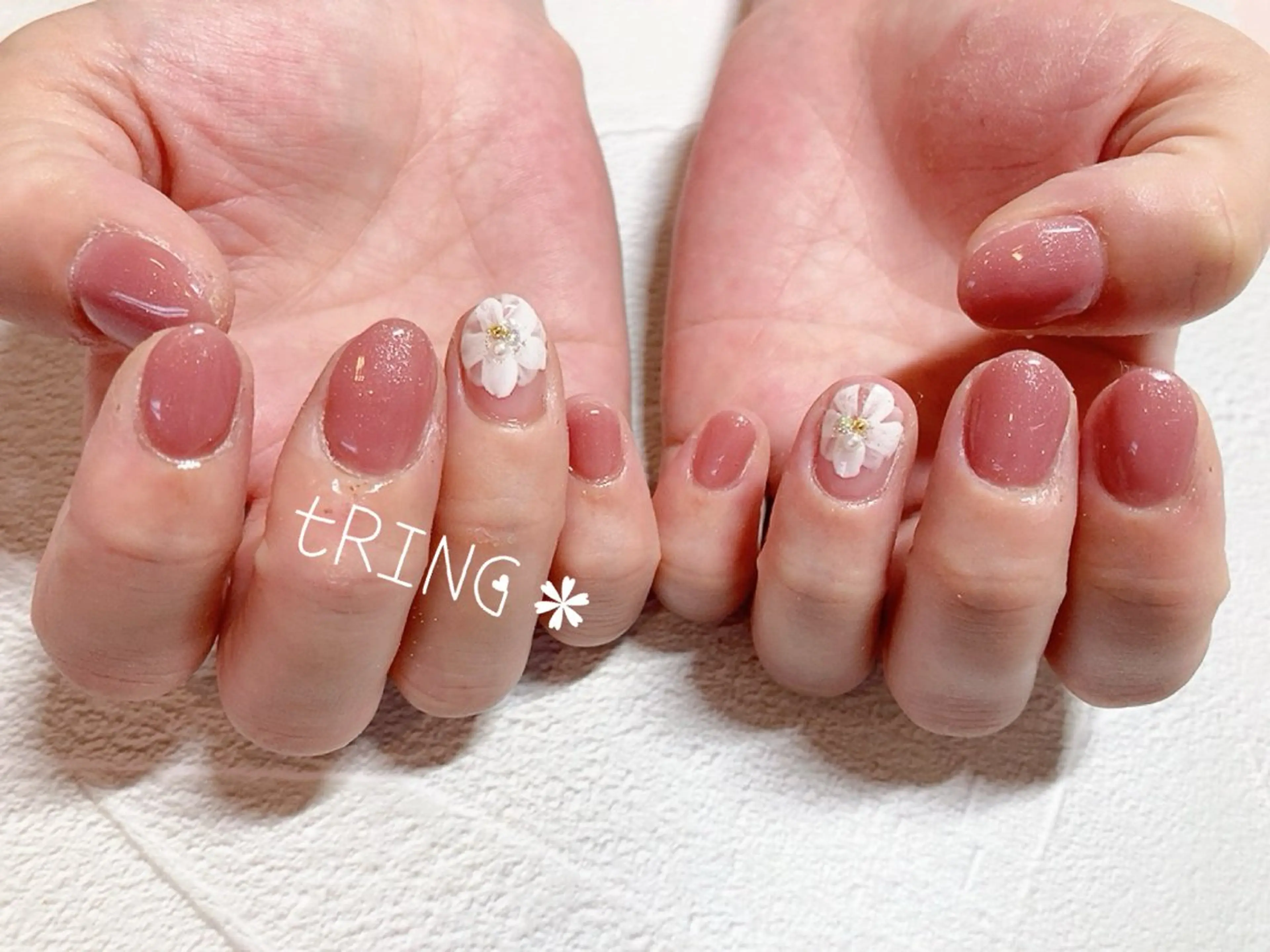 ネイル ハンドネイル tRING＊ しいの木台のネイルデザイン