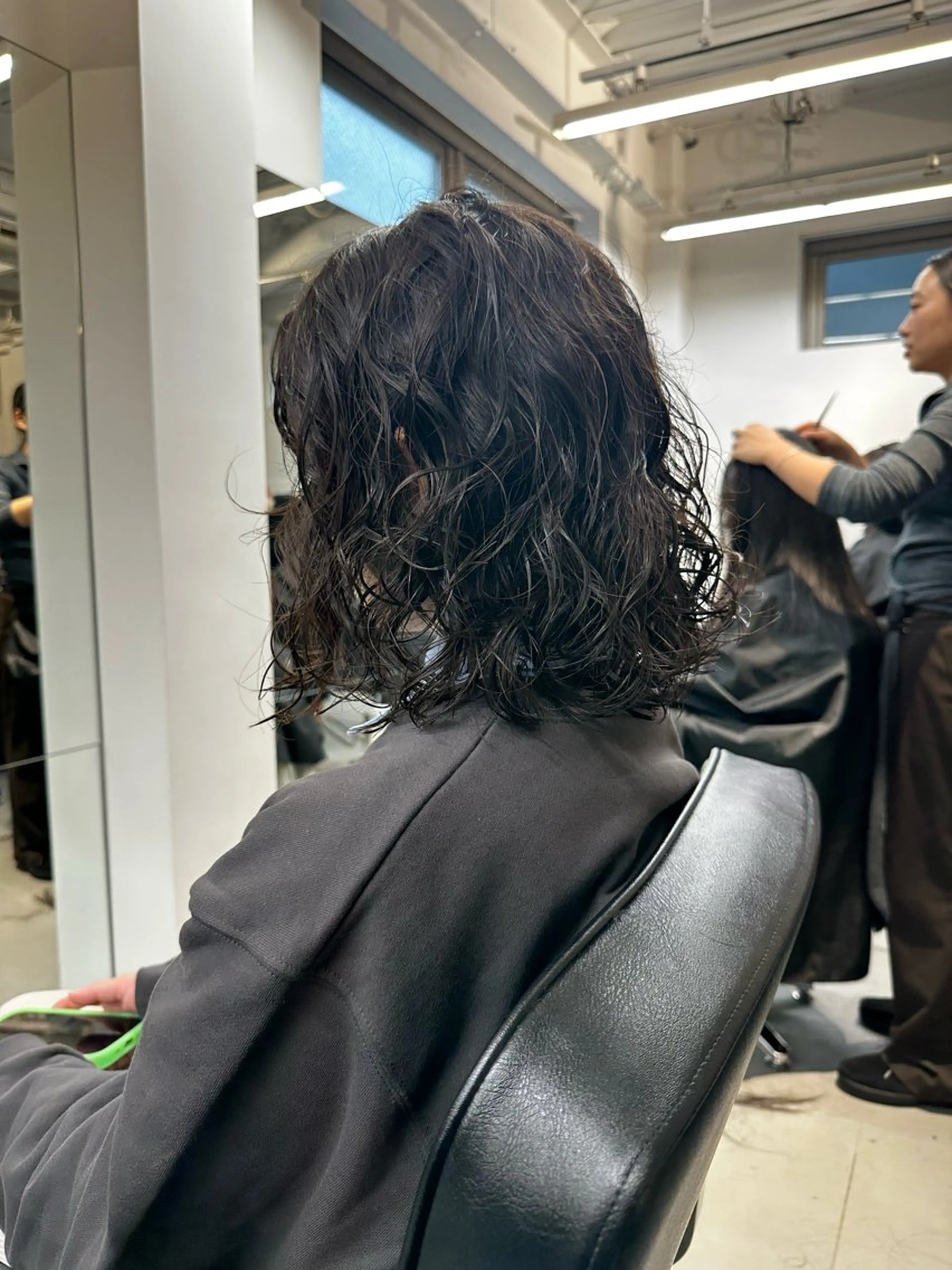 ミディアム パーマ カット パーマ お悩み解決パーマ hana🩰のヘアスタイル