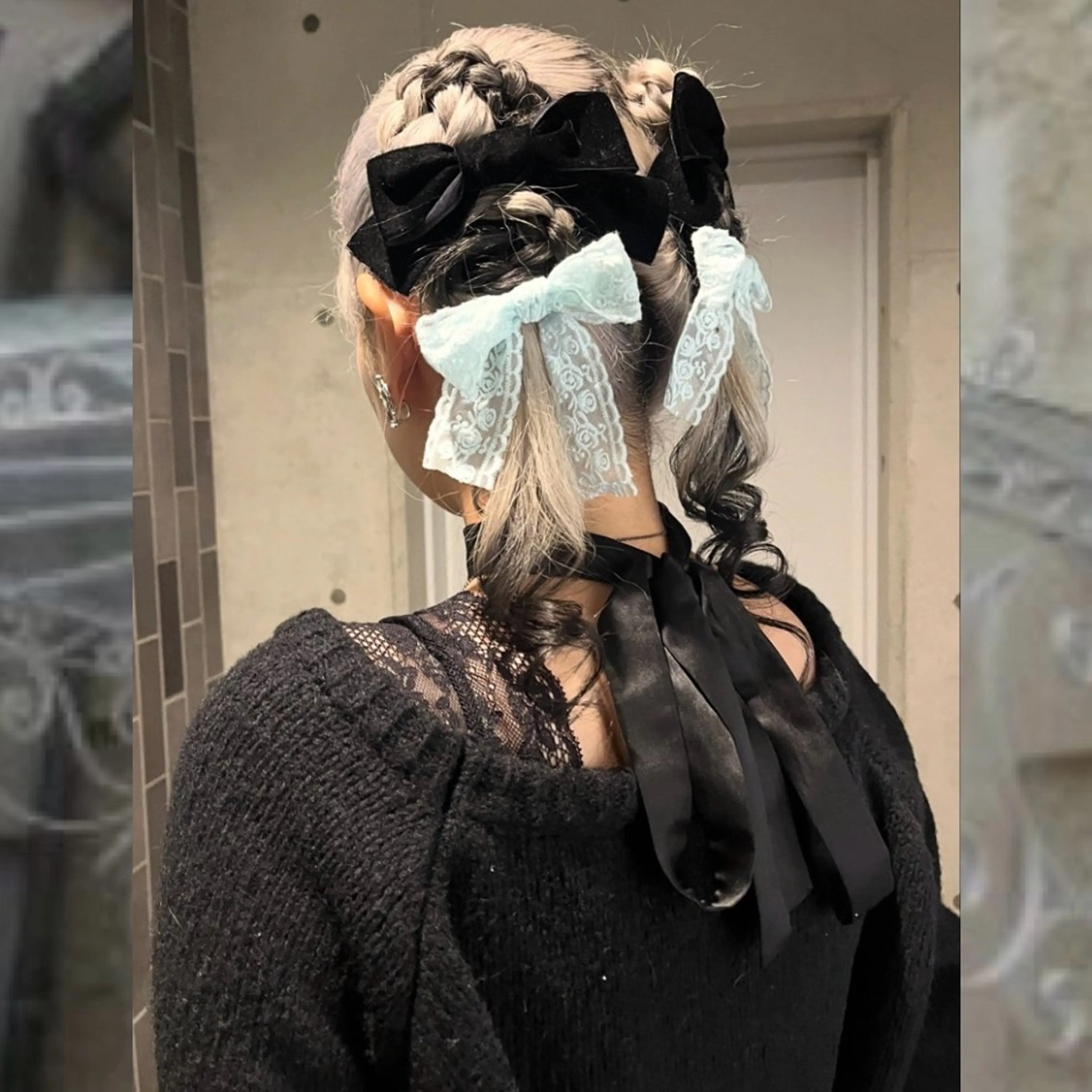 ロング ヘアアレンジ ヘアセット 広香🪽ハイトーン/ レイヤー/ヘアセットのヘアスタイル