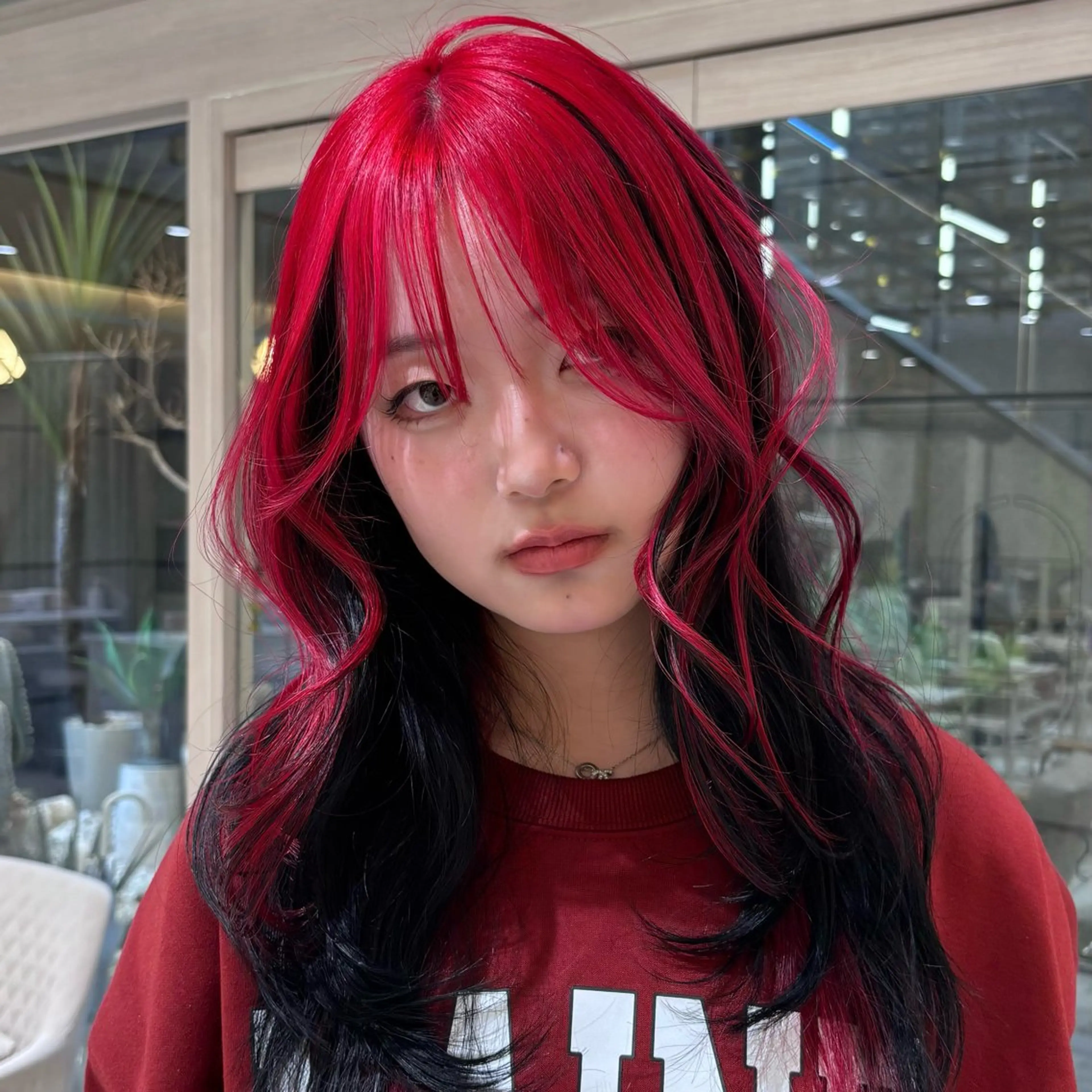 セミロング カラー ヘアカラー ヘアセット ハイトーンカラー🫧 🥣KYOKAのヘアスタイル