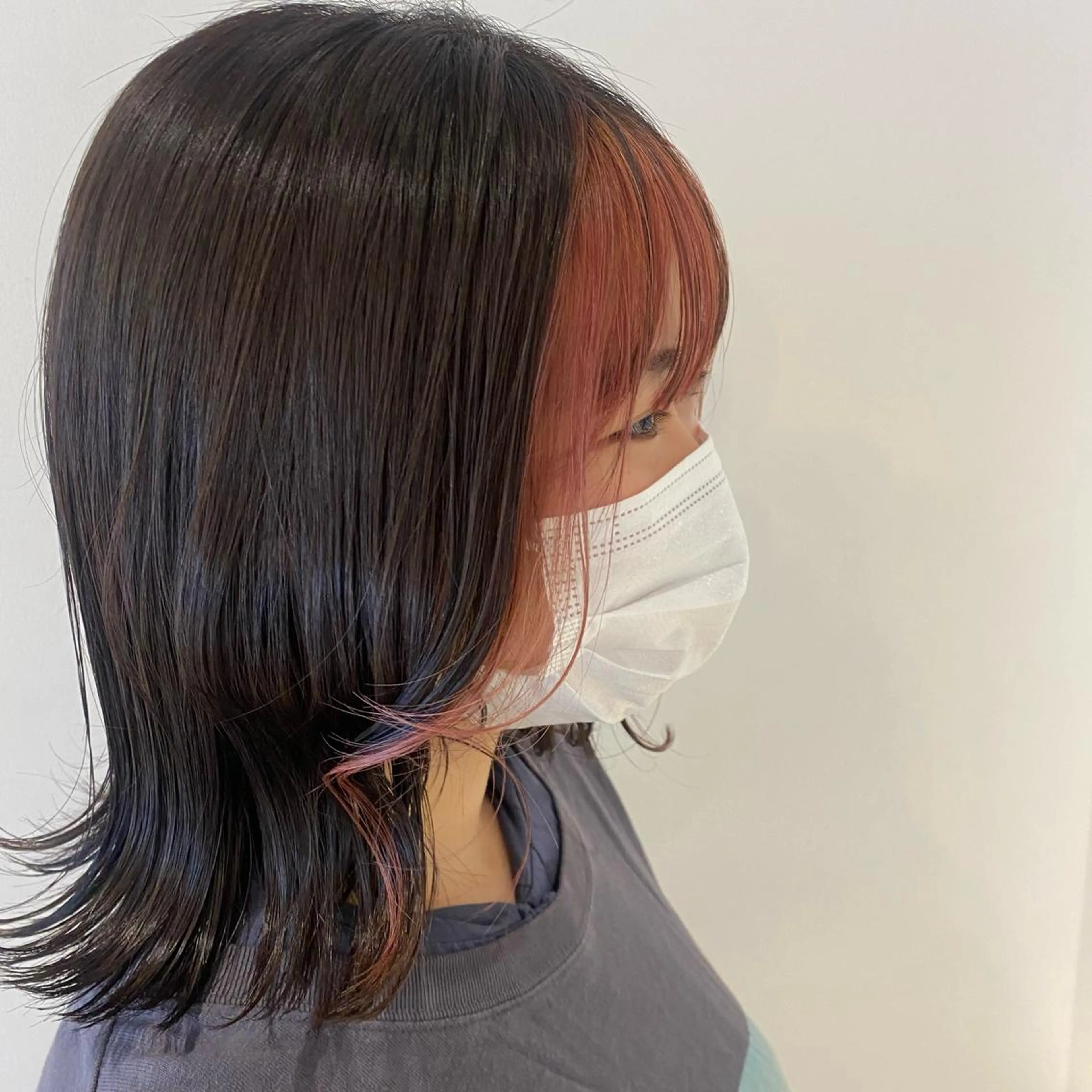 ミディアム カラー ダブルカラー インナーカラー 似合わせ美髪ヘア✨ 天王寺．阿倍野🌈のヘアスタイル