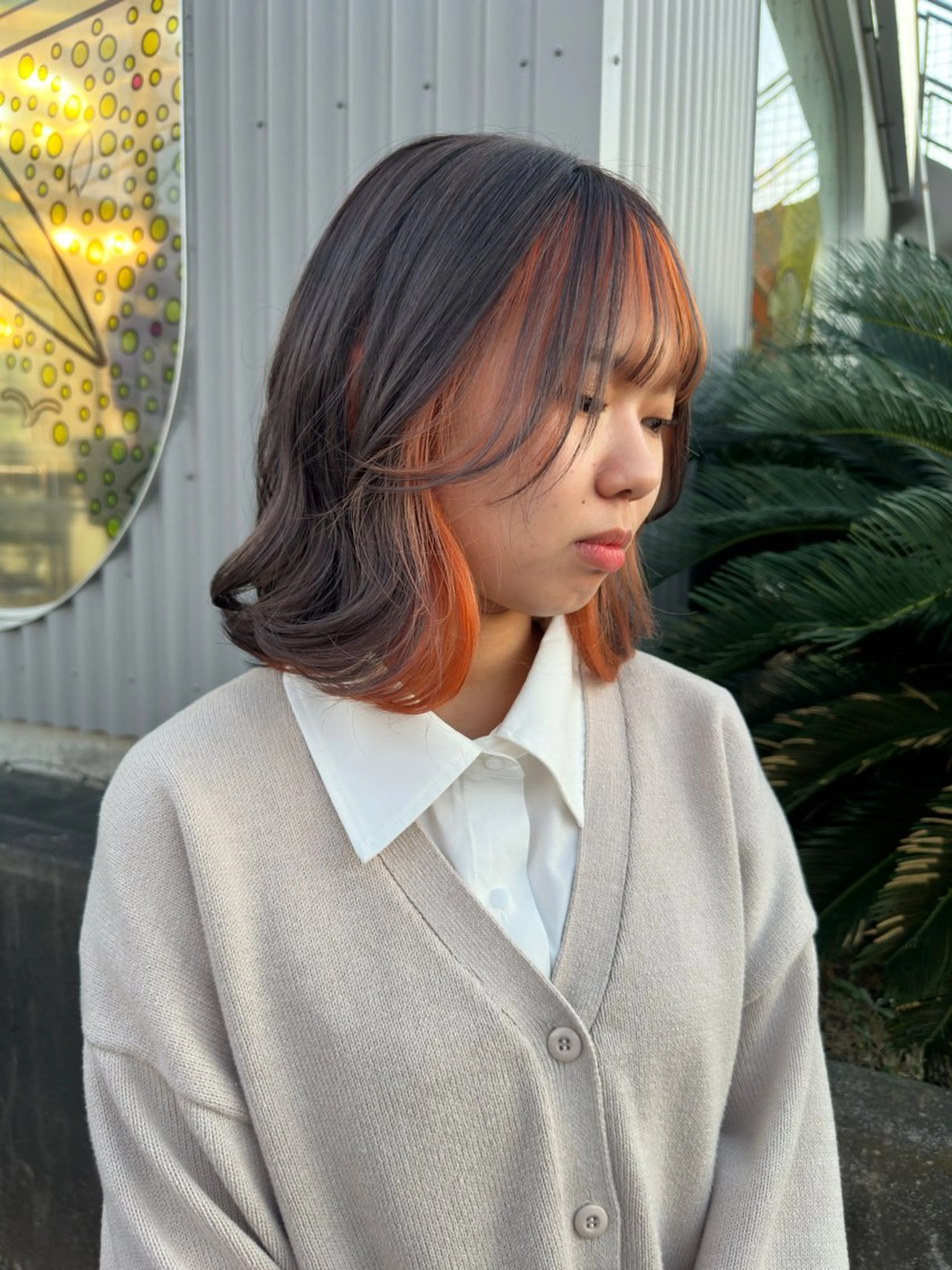 ミディアム カラー 加藤 大河のヘアスタイル