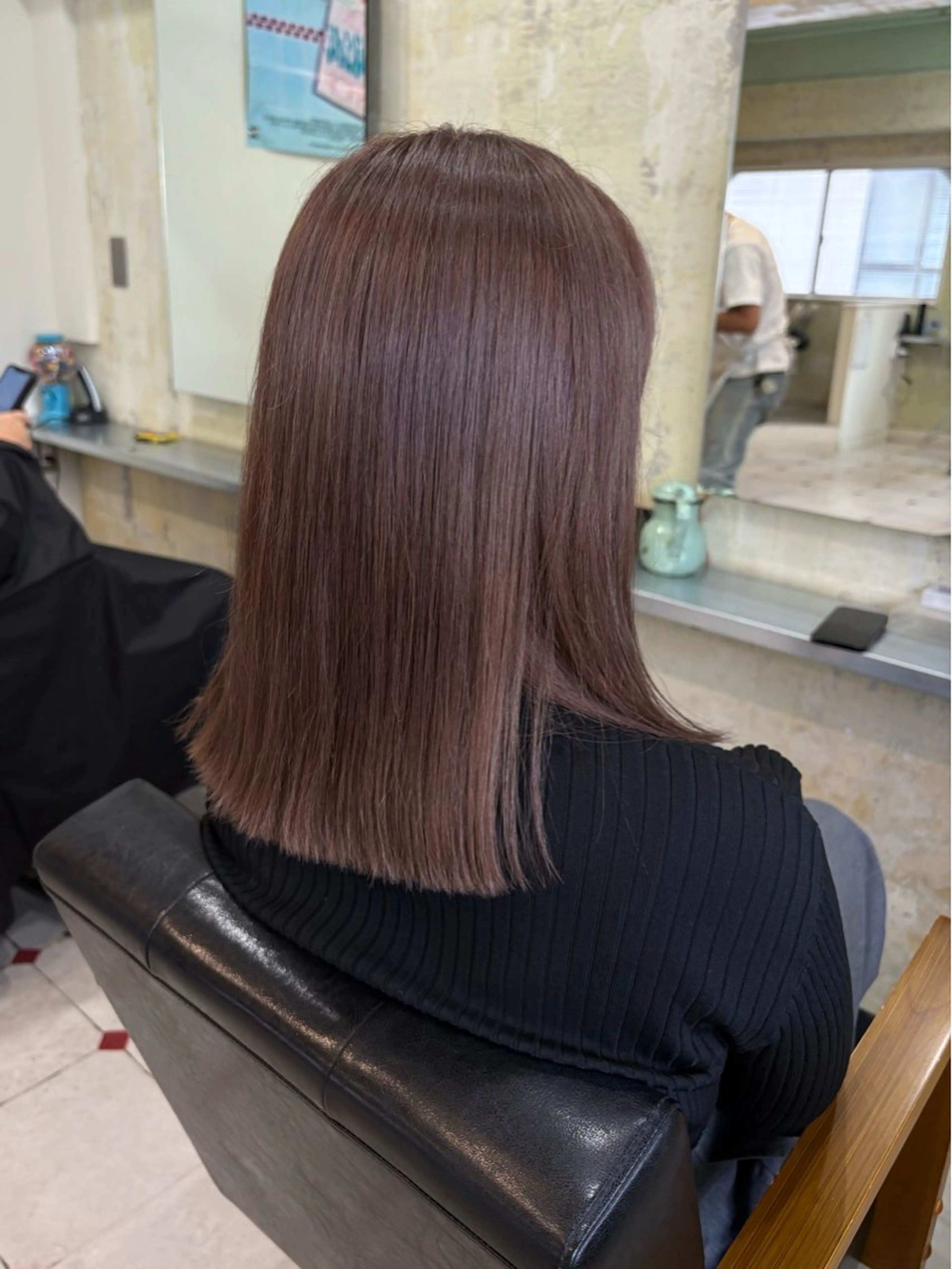セミロング カラー カット ヘアカラー トリートメント ヘッドスパ NATSUMI AR.MARAのヘアスタイル