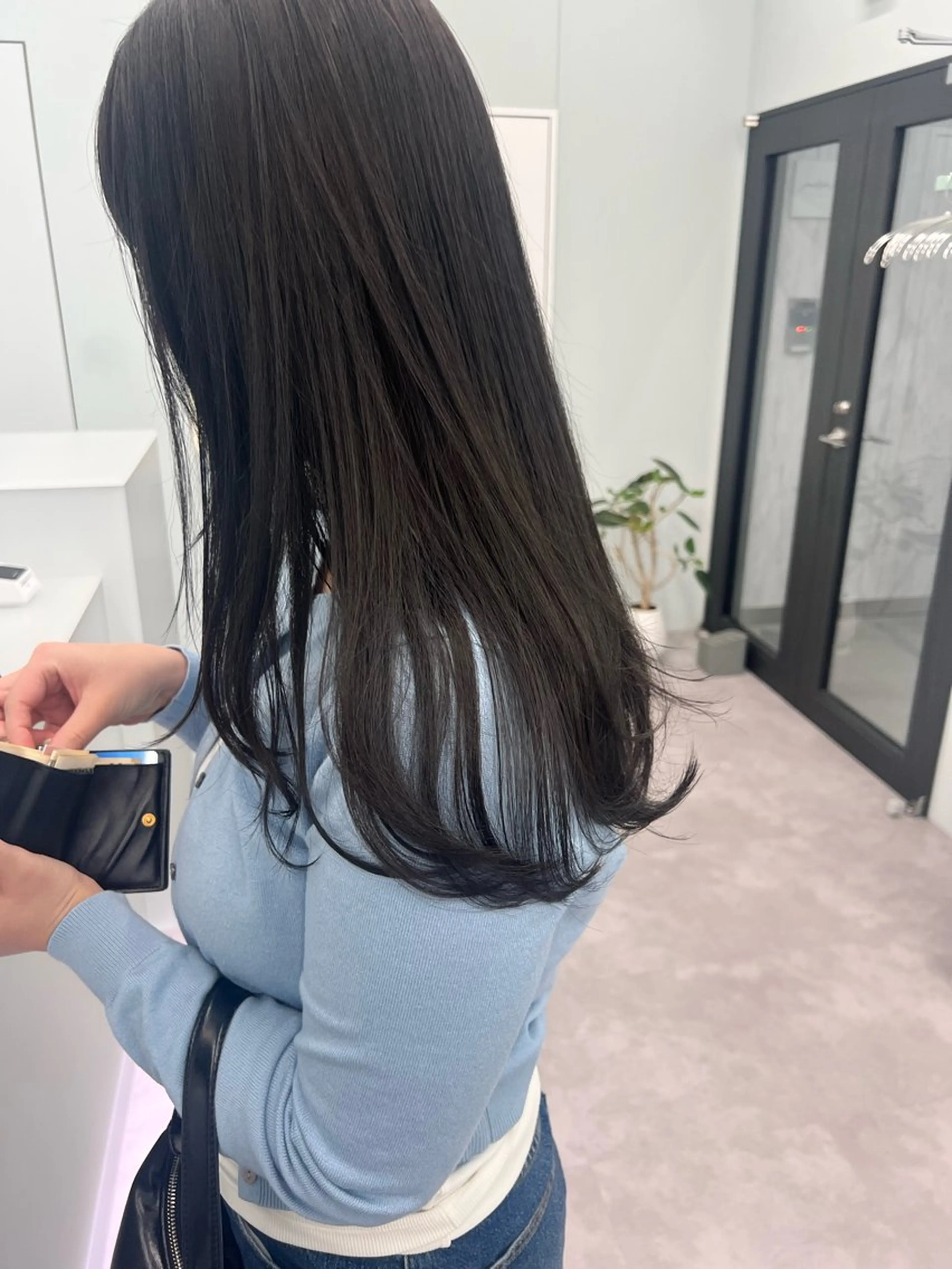 セミロング カット ヘアカラー トリートメント 名駅🦢大人艶カラー 🪽カミヤアカネのヘアスタイル