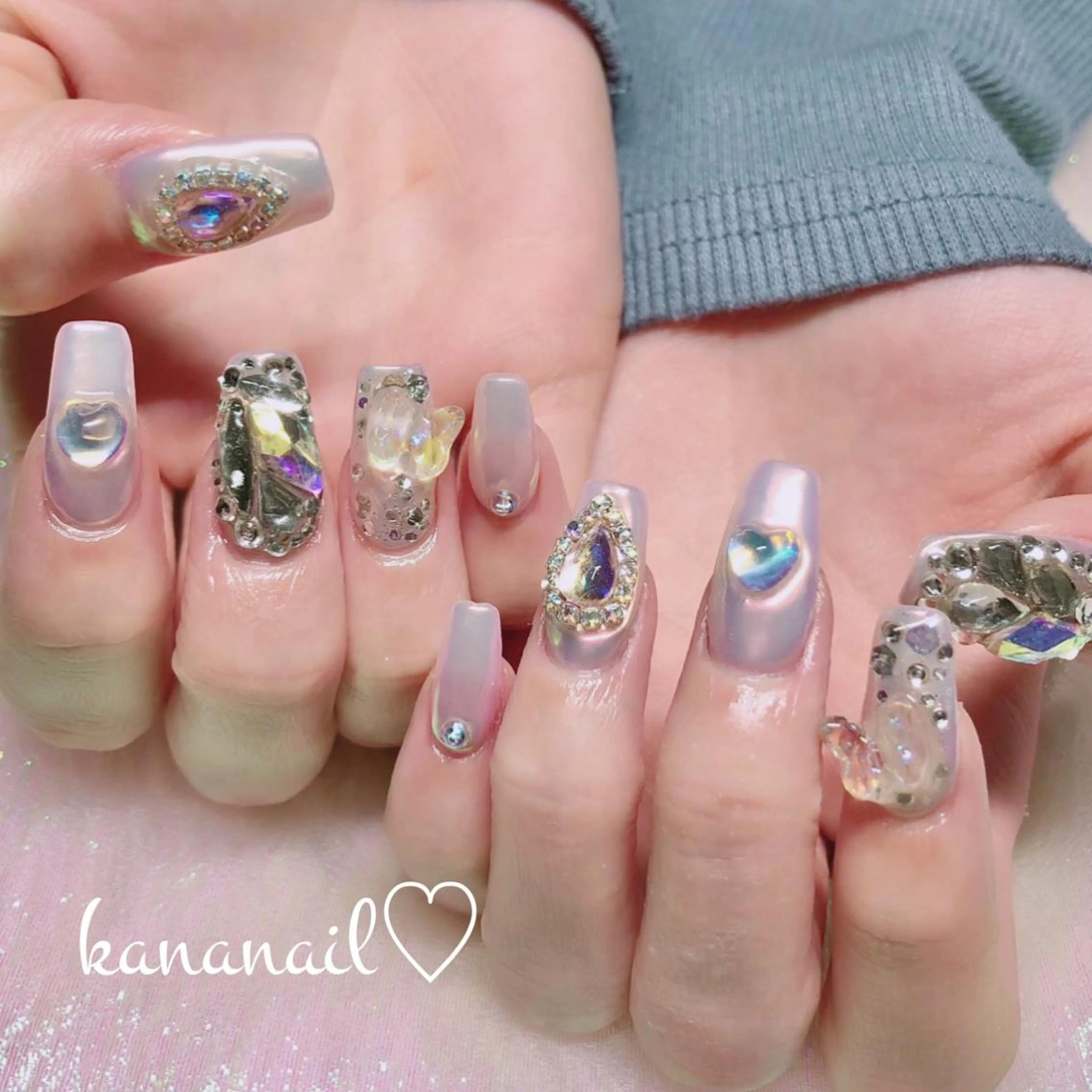 ネイル ミディアムネイル kananail ♡のネイルデザイン