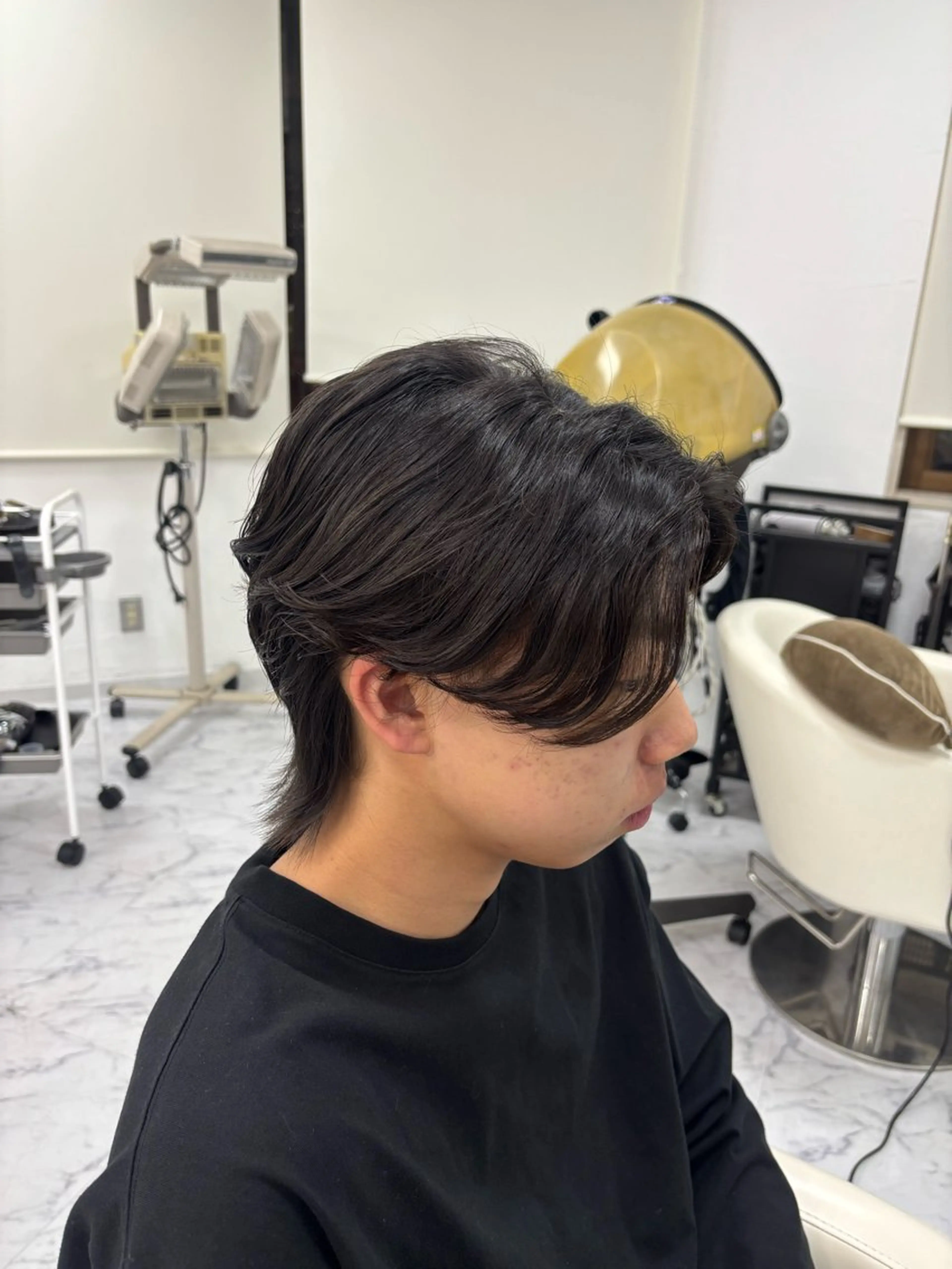 ショート パーマ メンズ メンズパーマ カット パーマ Esquisse est ミライのヘアスタイル