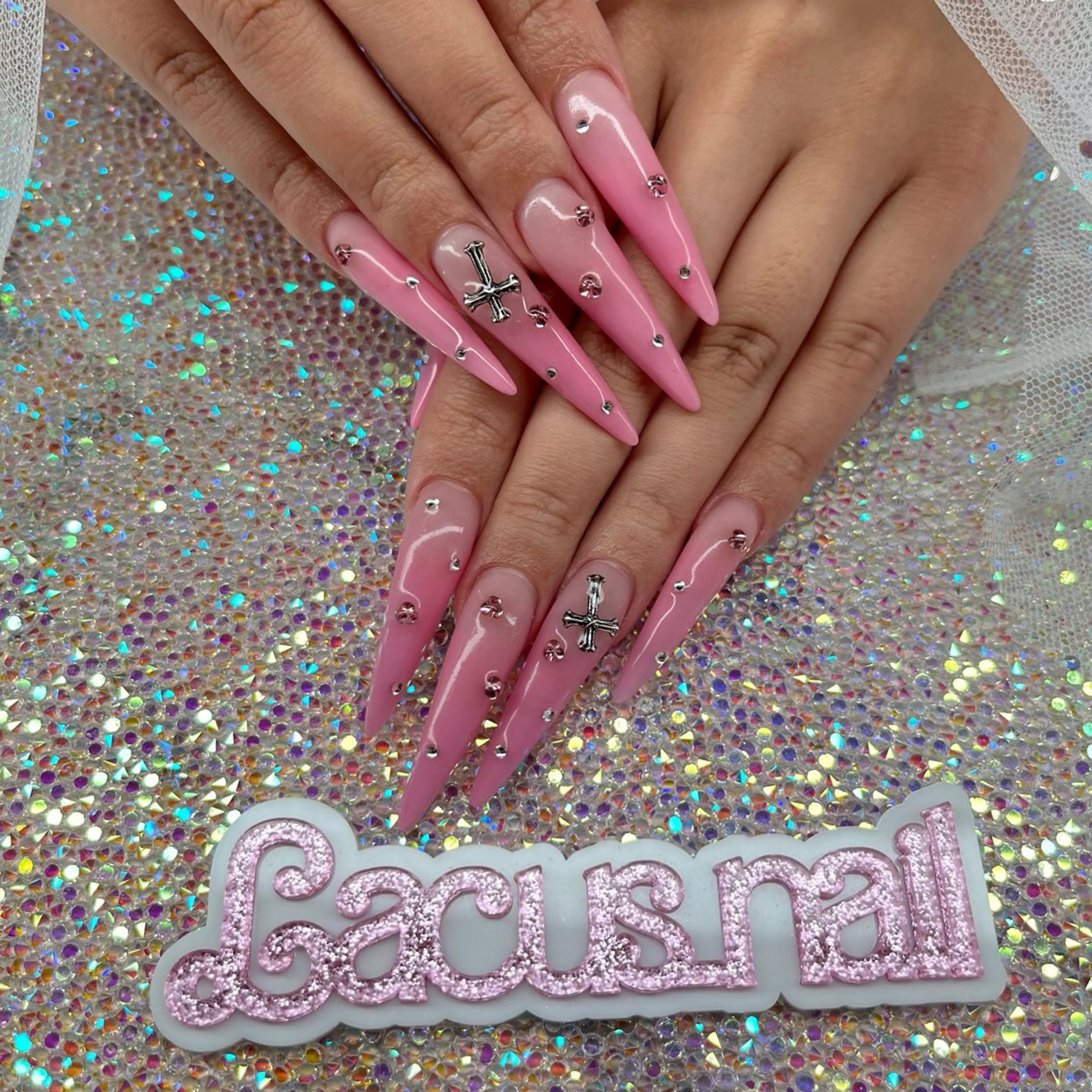 ネイル アートネイル スカルプネイル Nail Salon Lacusのネイルデザイン