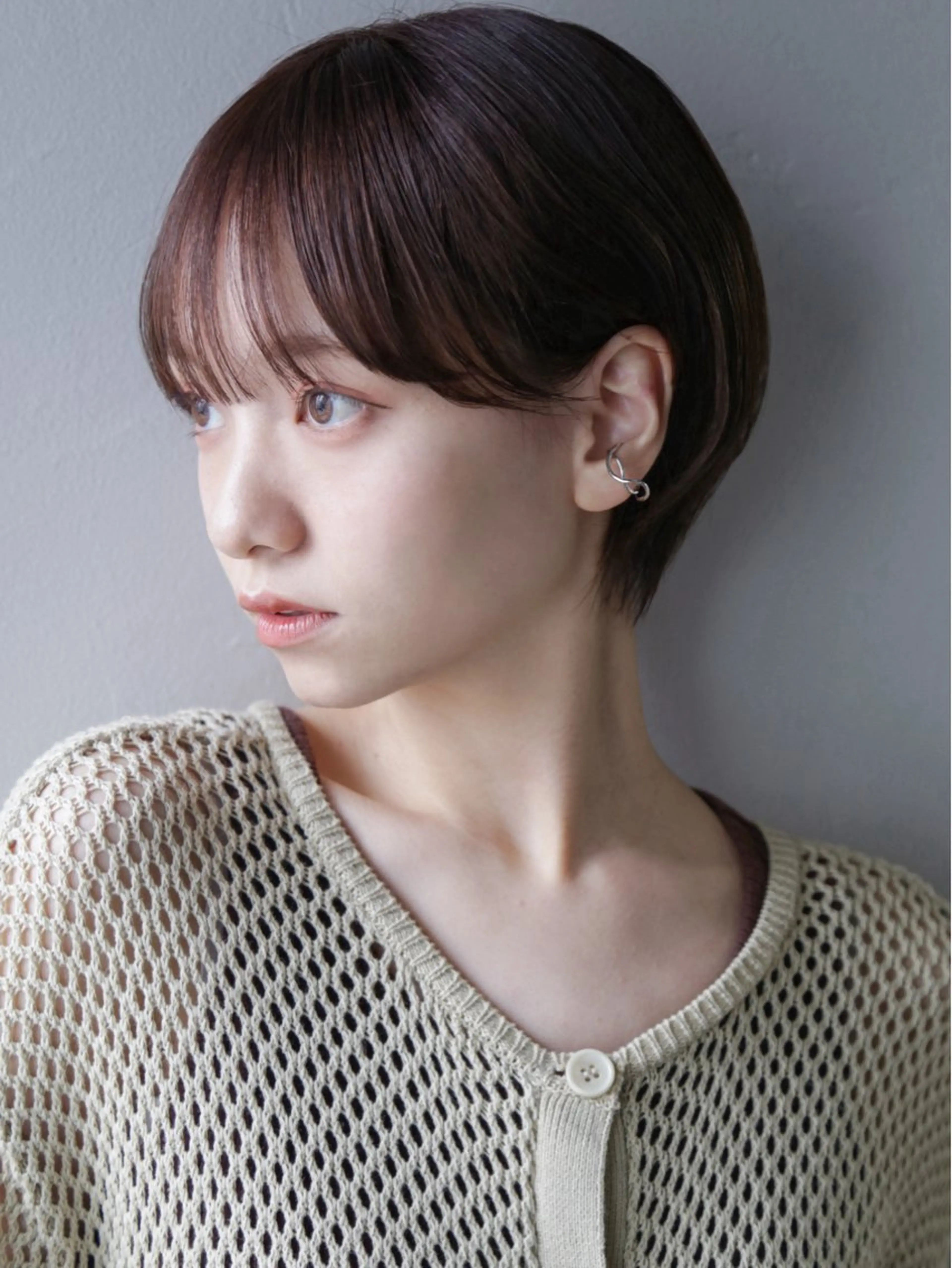 ショート レディースパーマ モデル募集RIKOのヘアスタイル