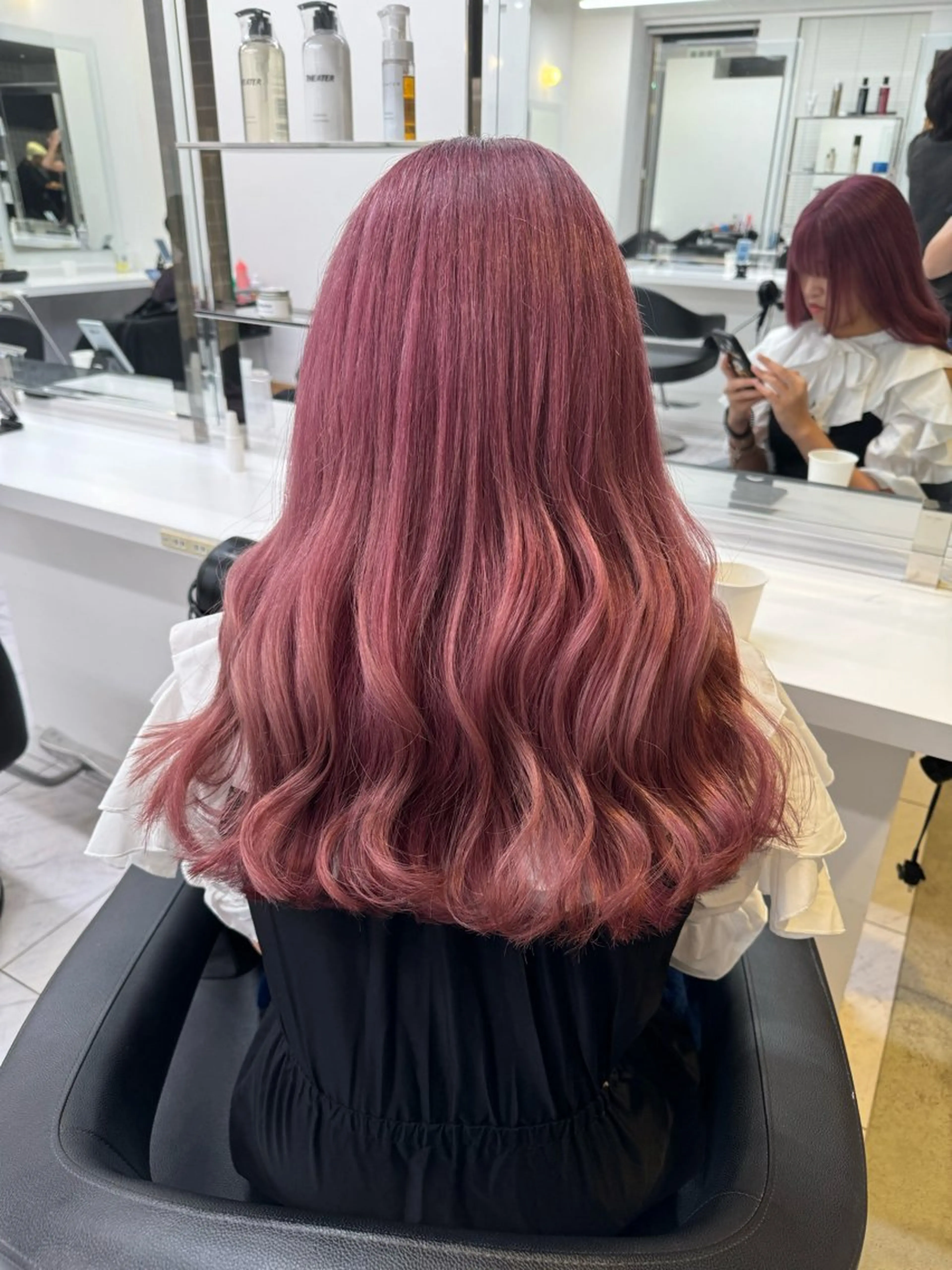 ロング カラー パーマ ヘアアレンジ メンズ キッズ 韓国系🇰🇷🩶 艶暗髪/MEIのヘアスタイル