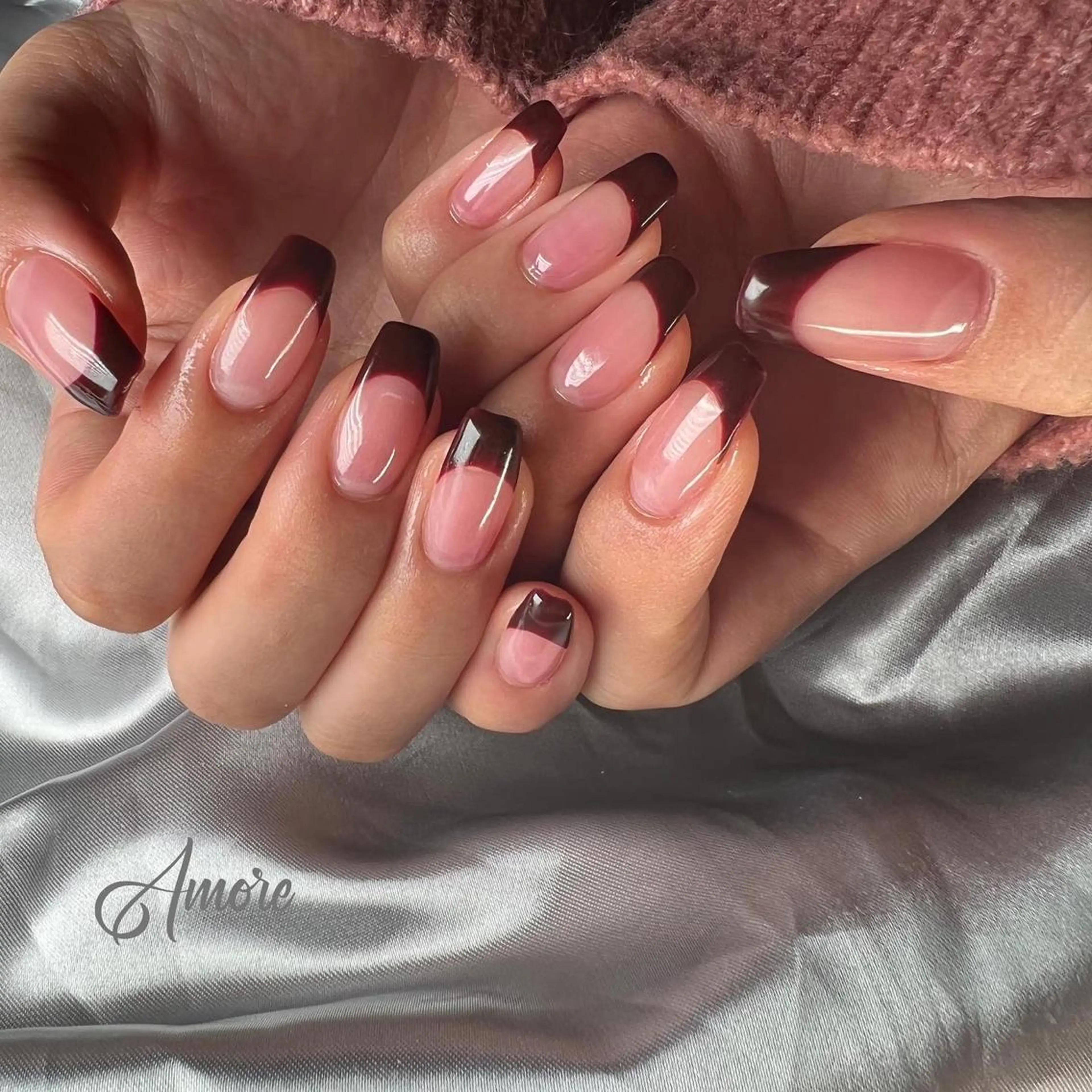 ネイル ジェルネイル ミラーネイル オフィスネイル パラジェル You kyehwaのネイルデザイン