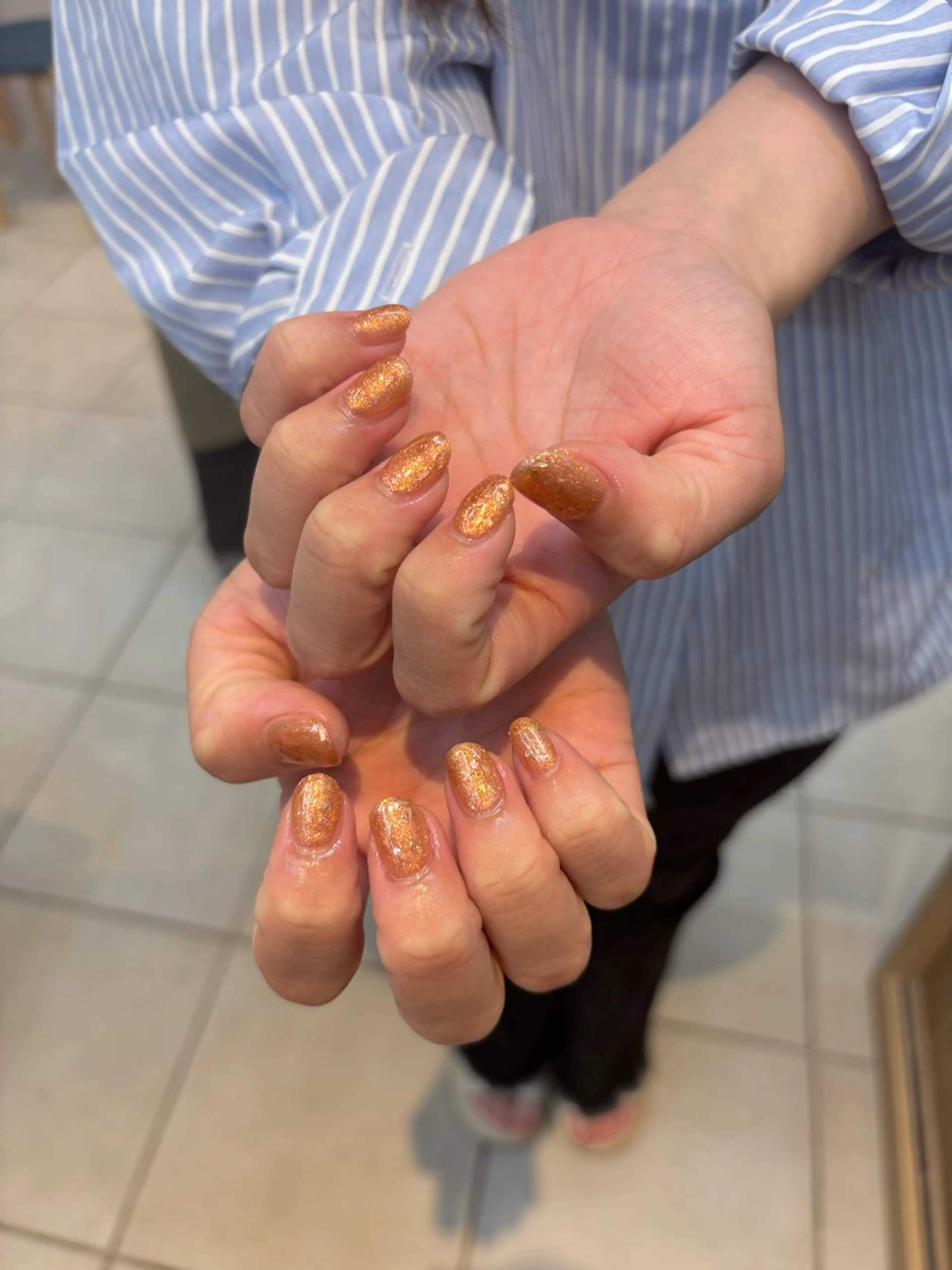 ネイル ラメ(グリッター) DEEokazaki ayaka.Tのネイルデザイン