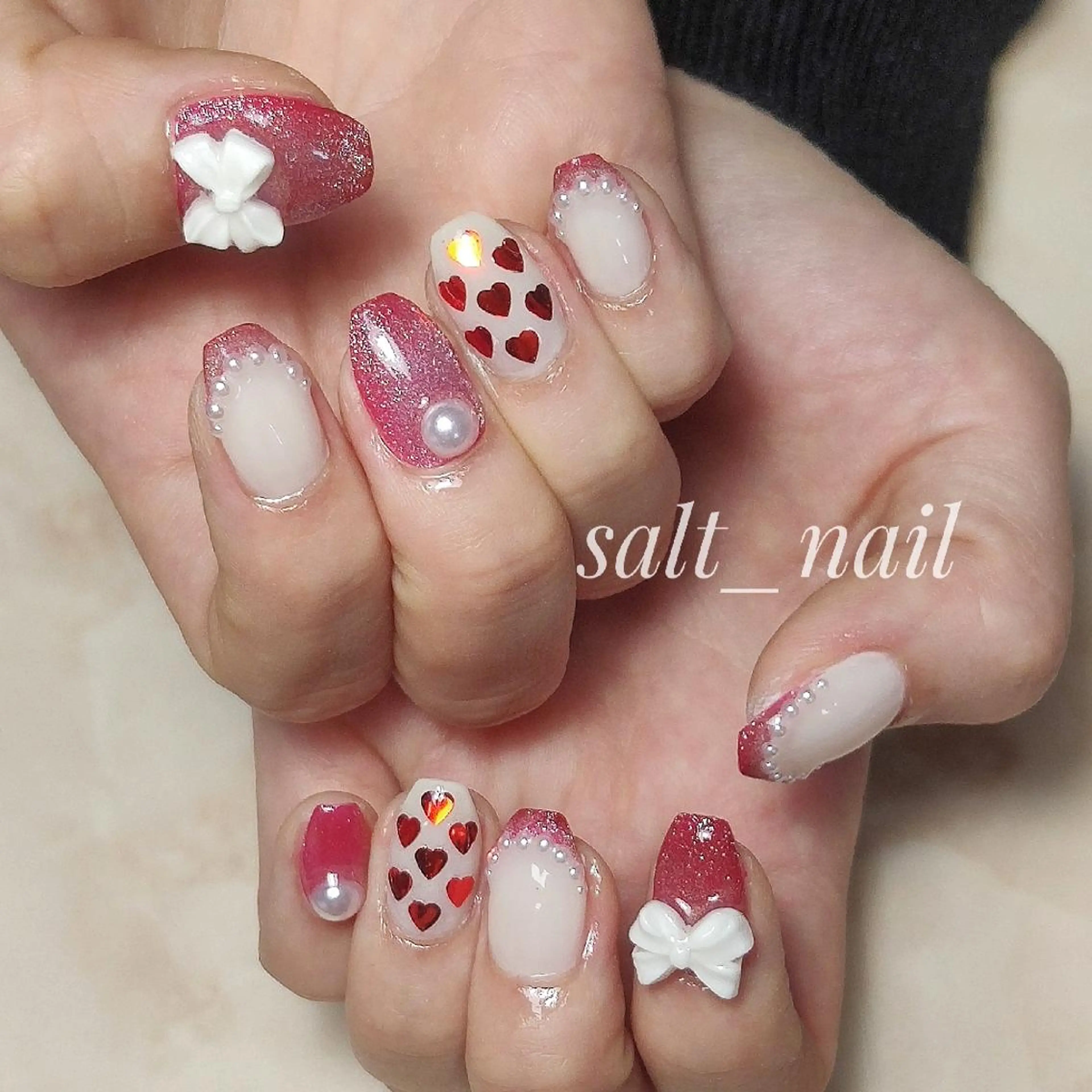 ネイル マグネットネイル 持ち込み 個人サロン saltnailのネイルデザイン