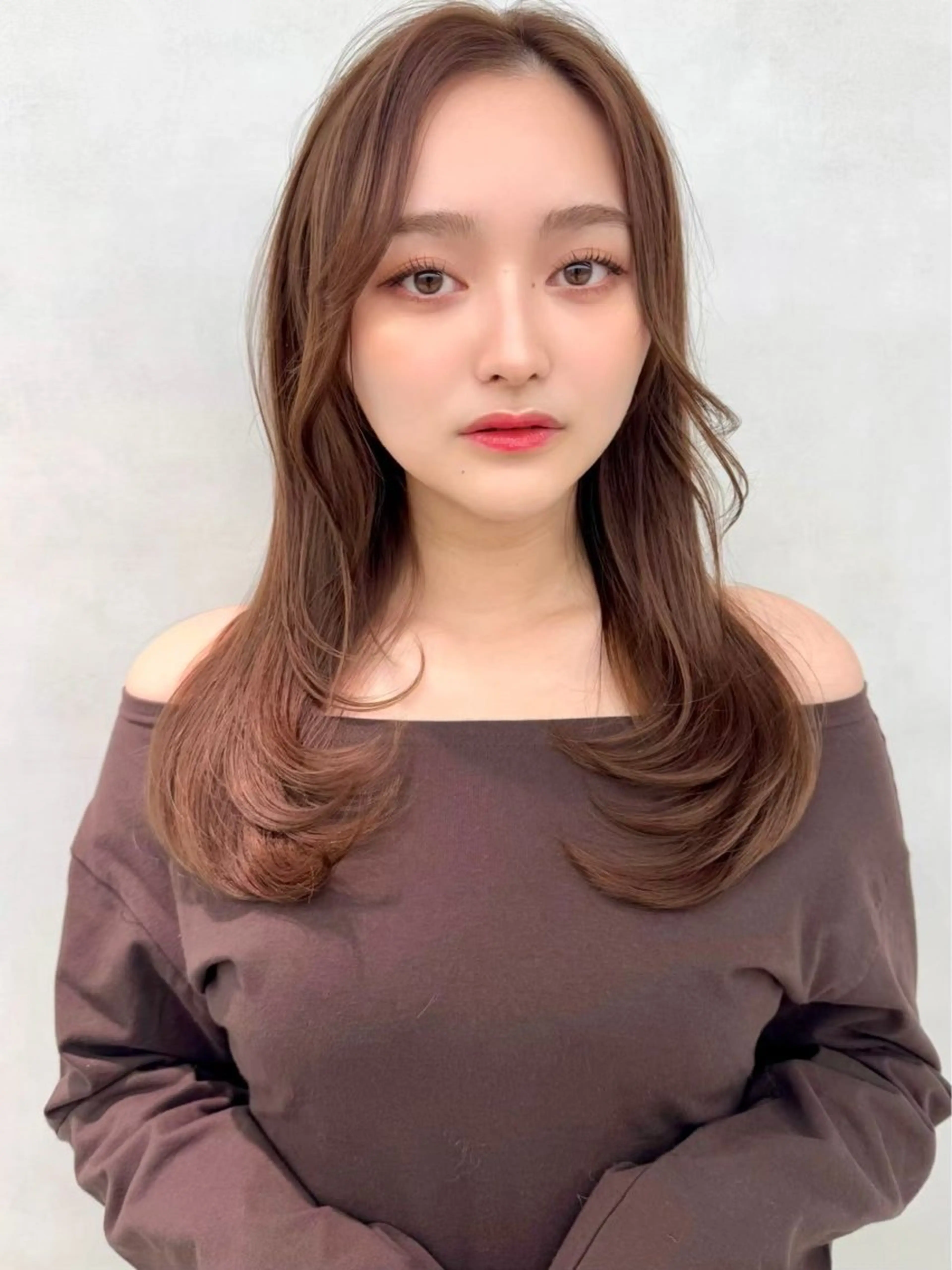 ロング リノ🖤艶髪 カラー🖤🇰🇷のヘアスタイル