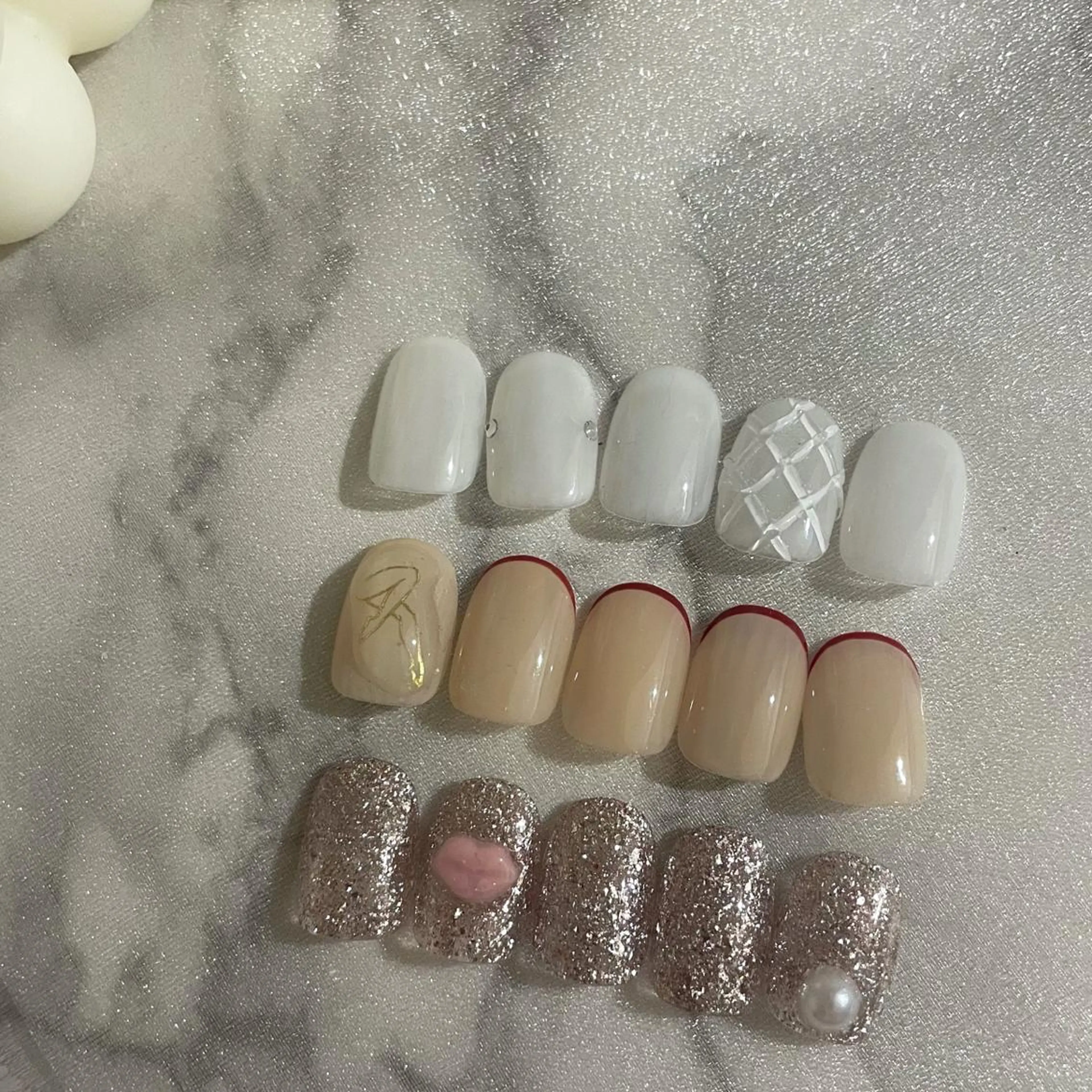 ネイル ガーリー ハンドネイル ハンドケア lylynail YUUKAのネイルデザイン