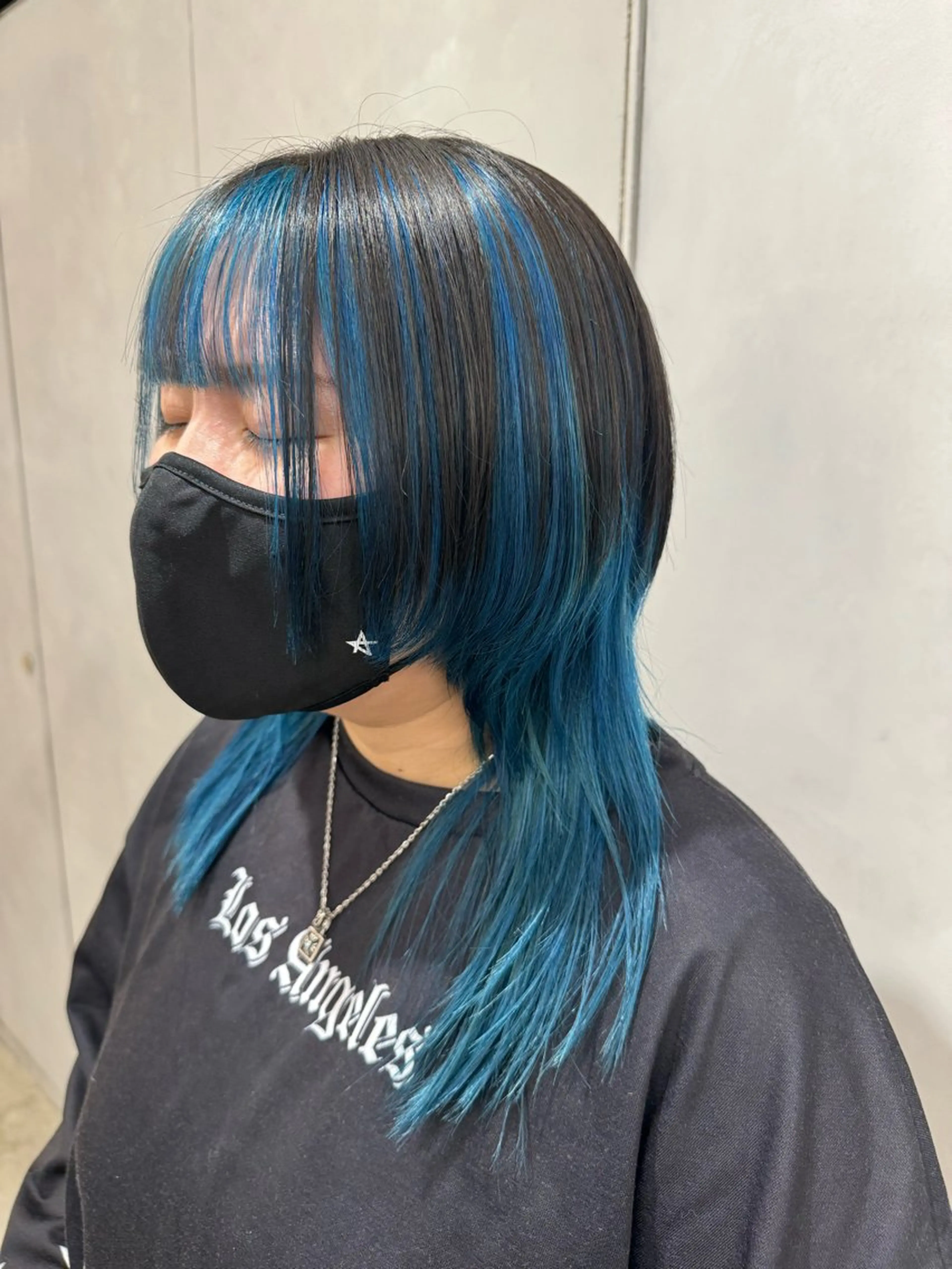 ロング カラー ロング ウルフカット カット ヘアカラー トリートメント 透明感カラー✨艶髪 制作🌱山根あゆみのヘアスタイル