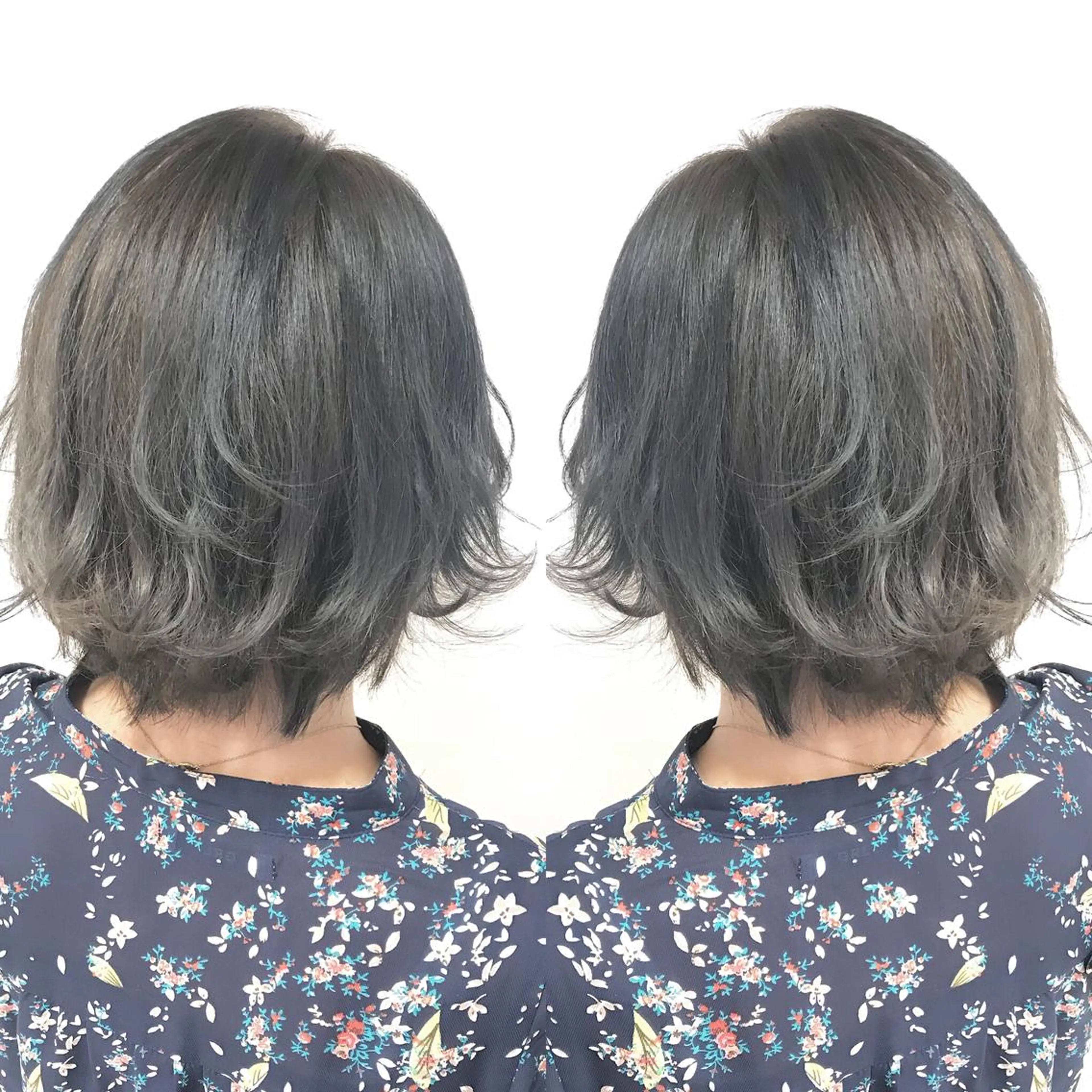 ショート カラー グレージュ イルミナカラー ヘアカラー トリートメント Miru by INCE HAIRのヘアスタイル