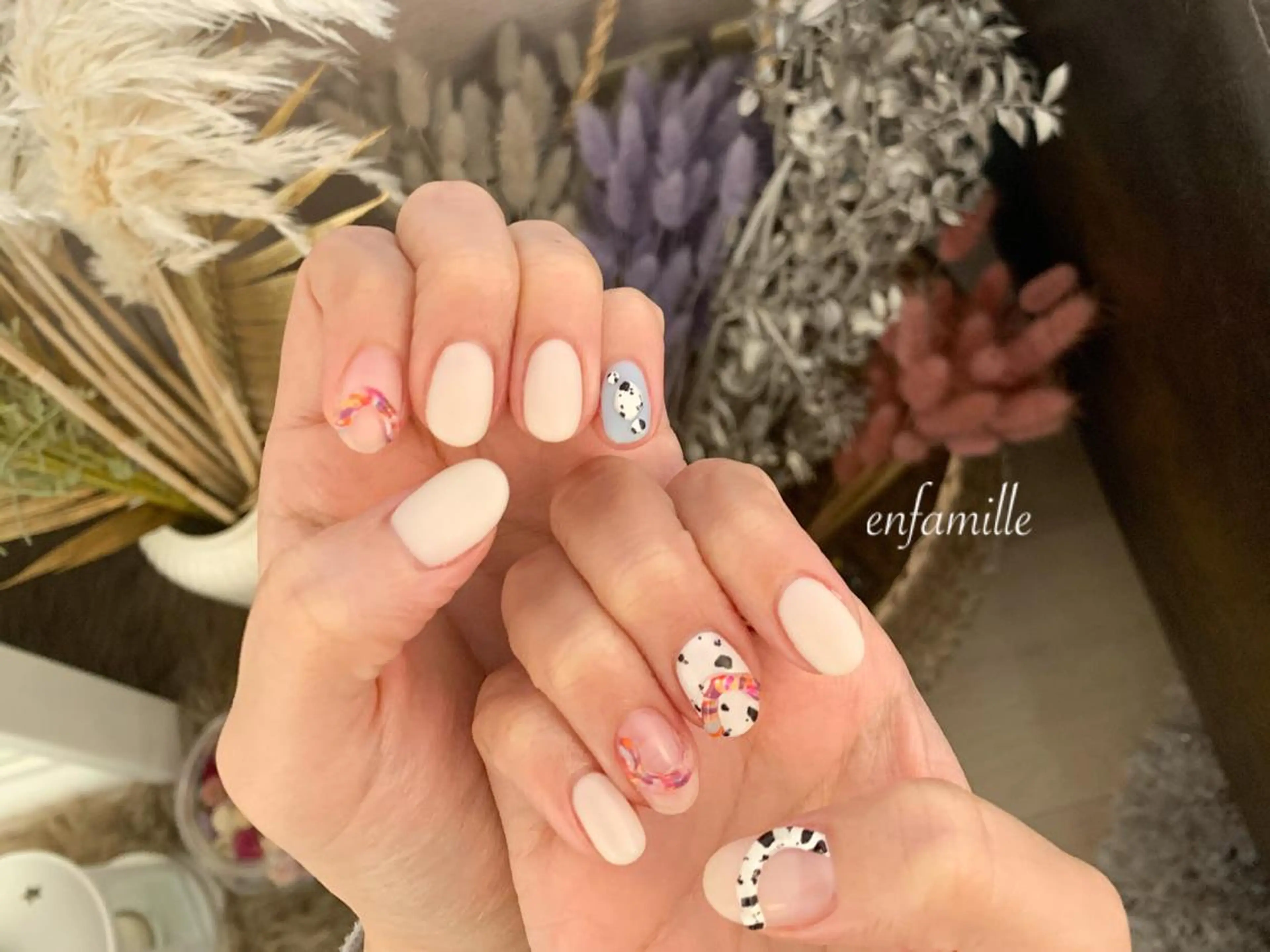 ネイル ハンドネイル nail salon en familleのネイルデザイン