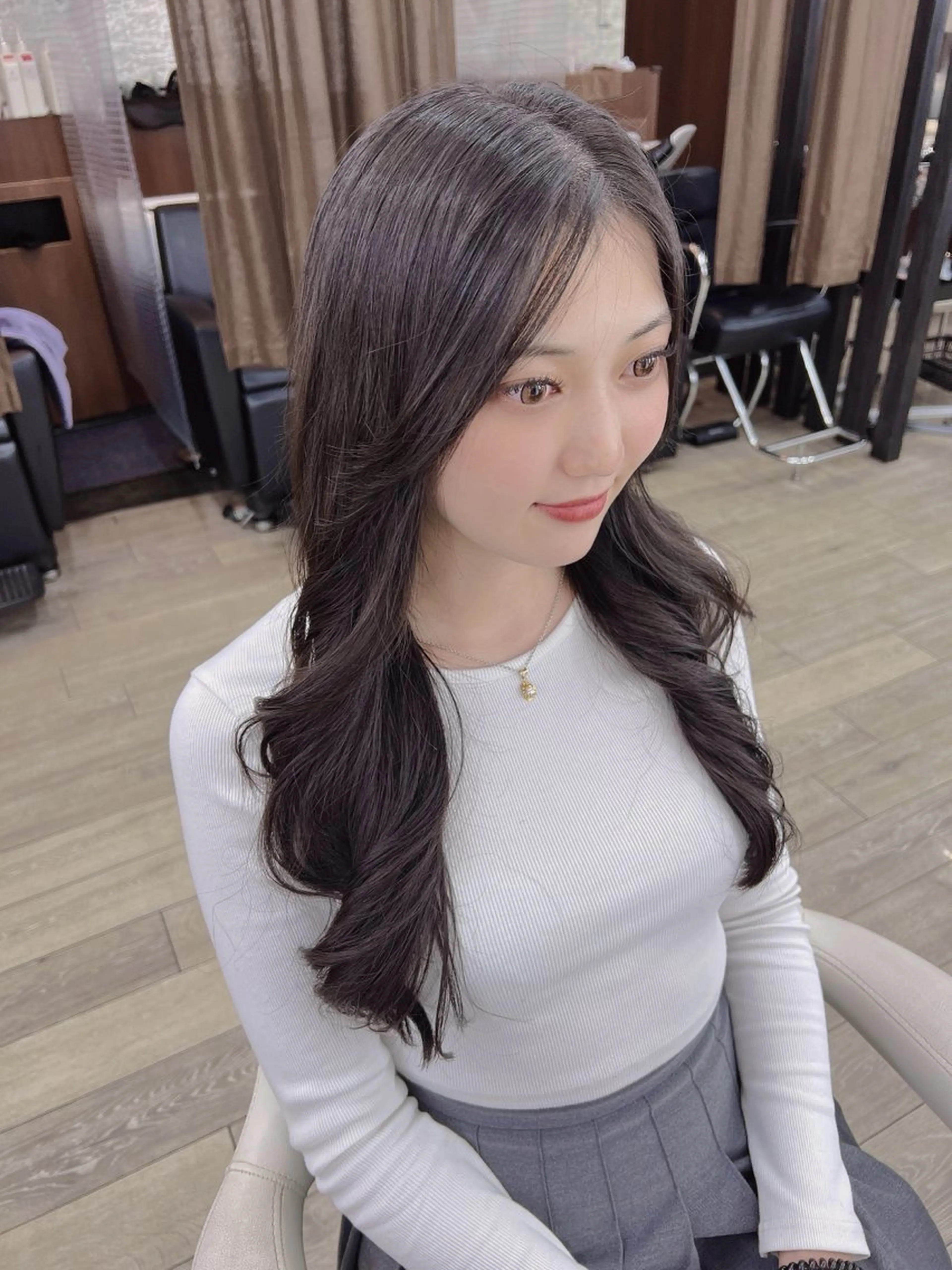 ロング パーマ 宮田 かやののヘアスタイル