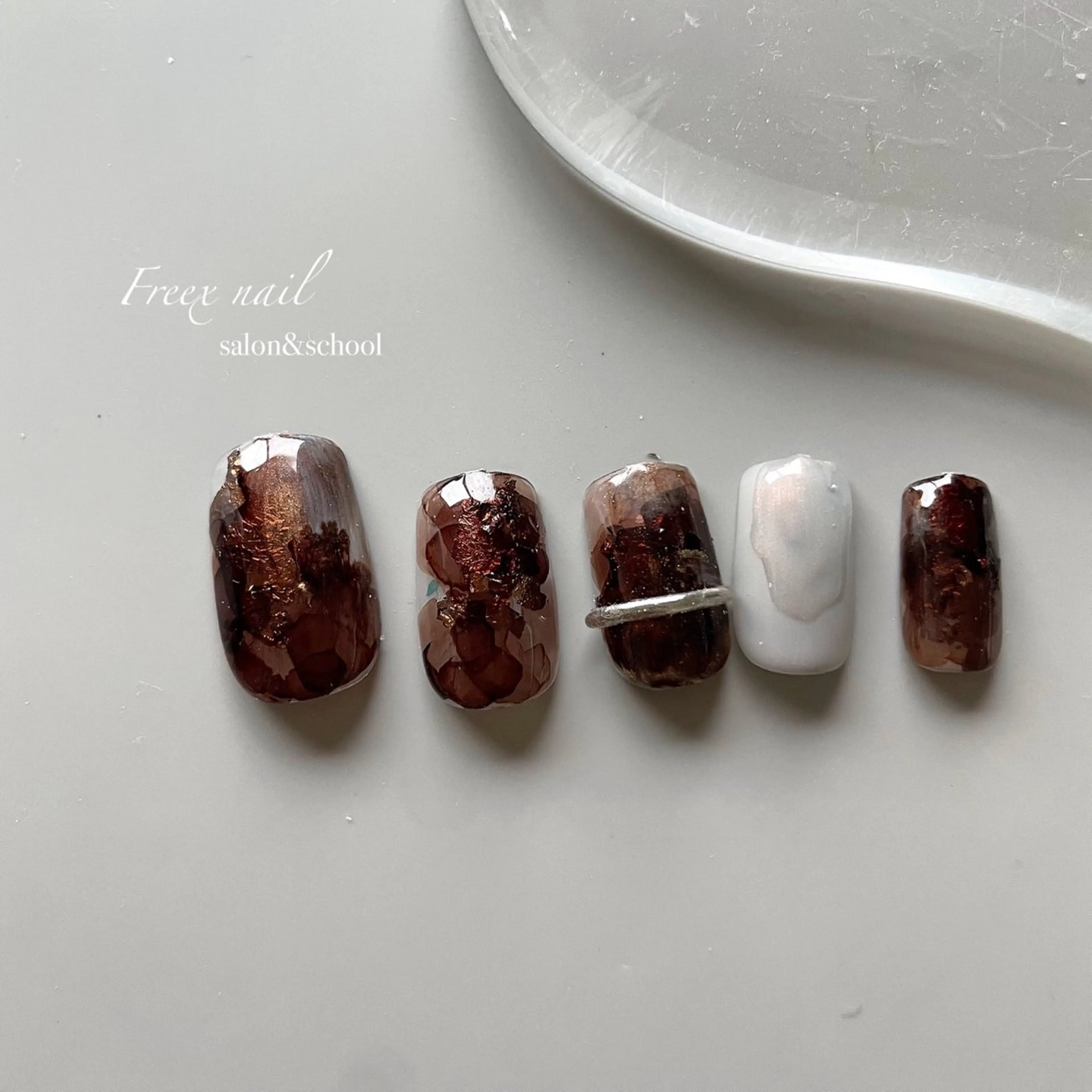 ネイル ハンドネイル ハンドケア freex nail /ニュアンス/個性派のネイルデザイン