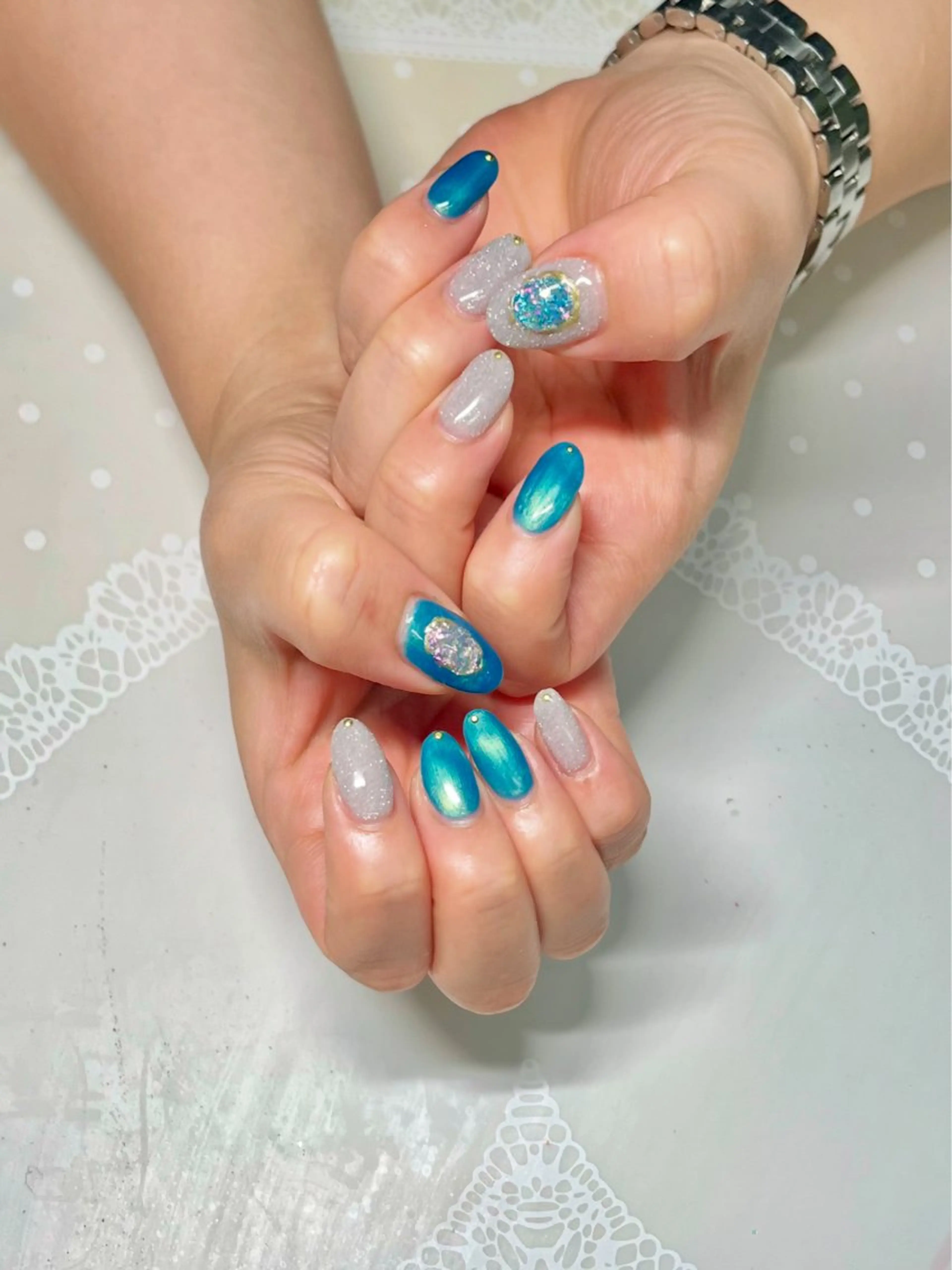 ネイル ハンドネイル 新宿ネイルサロン ジェミディローサ所属・新宿ネイルサロン ジェミディローサのネイルデザイン