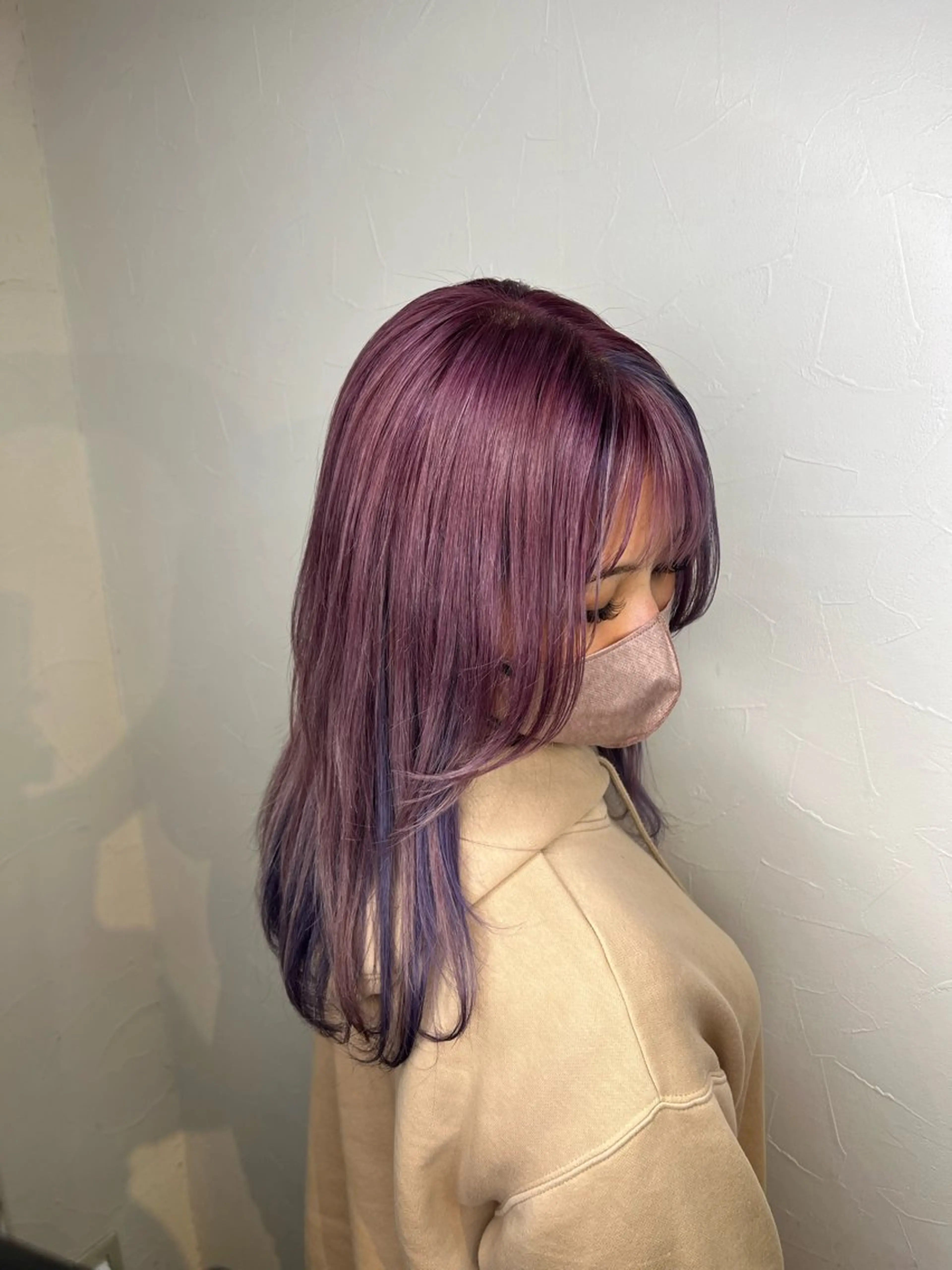 セミロング 顔周りカット レイヤーカット シャローネ池袋 【れいな】のヘアスタイル