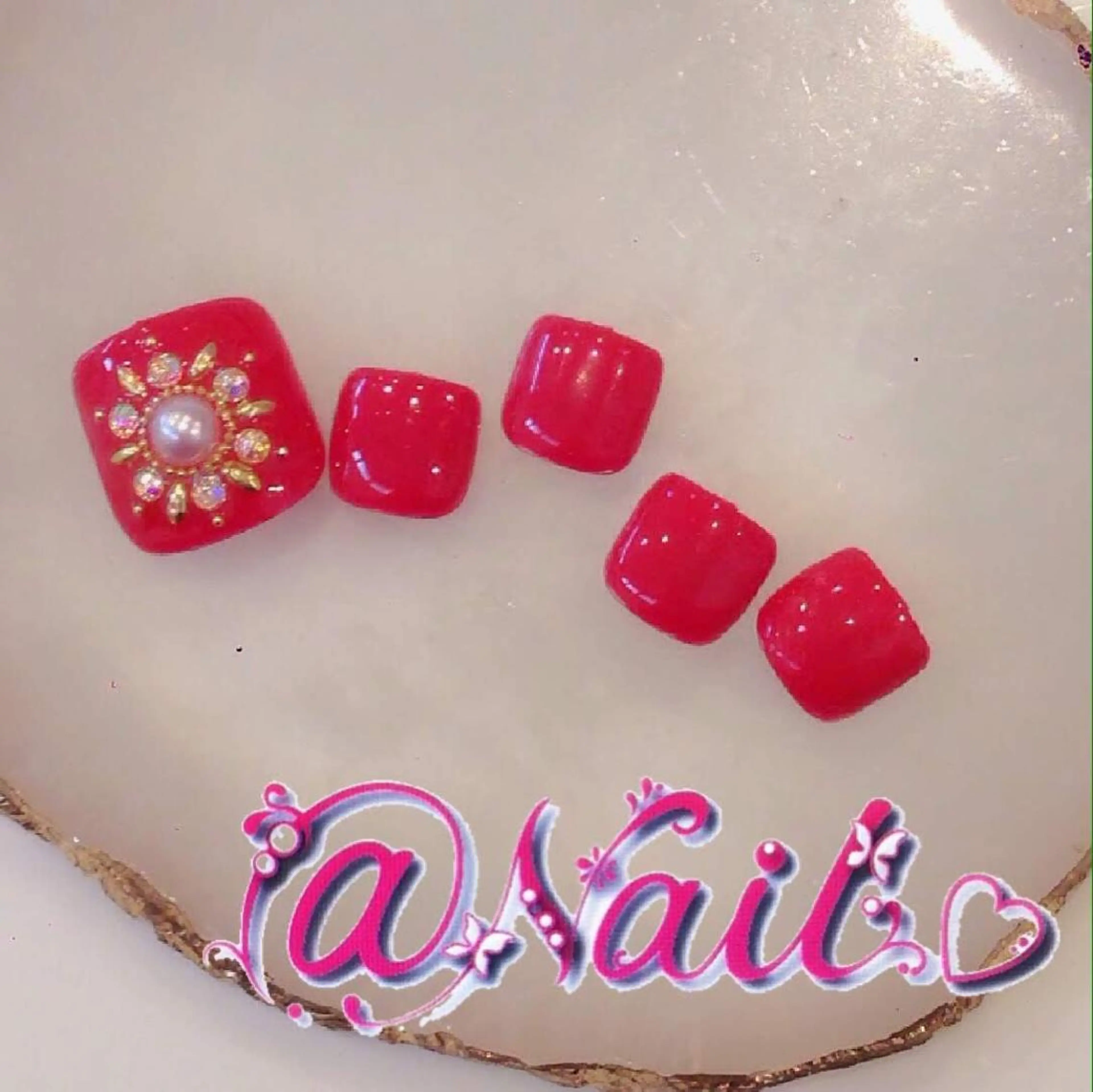 ネイル ネイルチップ 小尾 栞のネイルデザイン